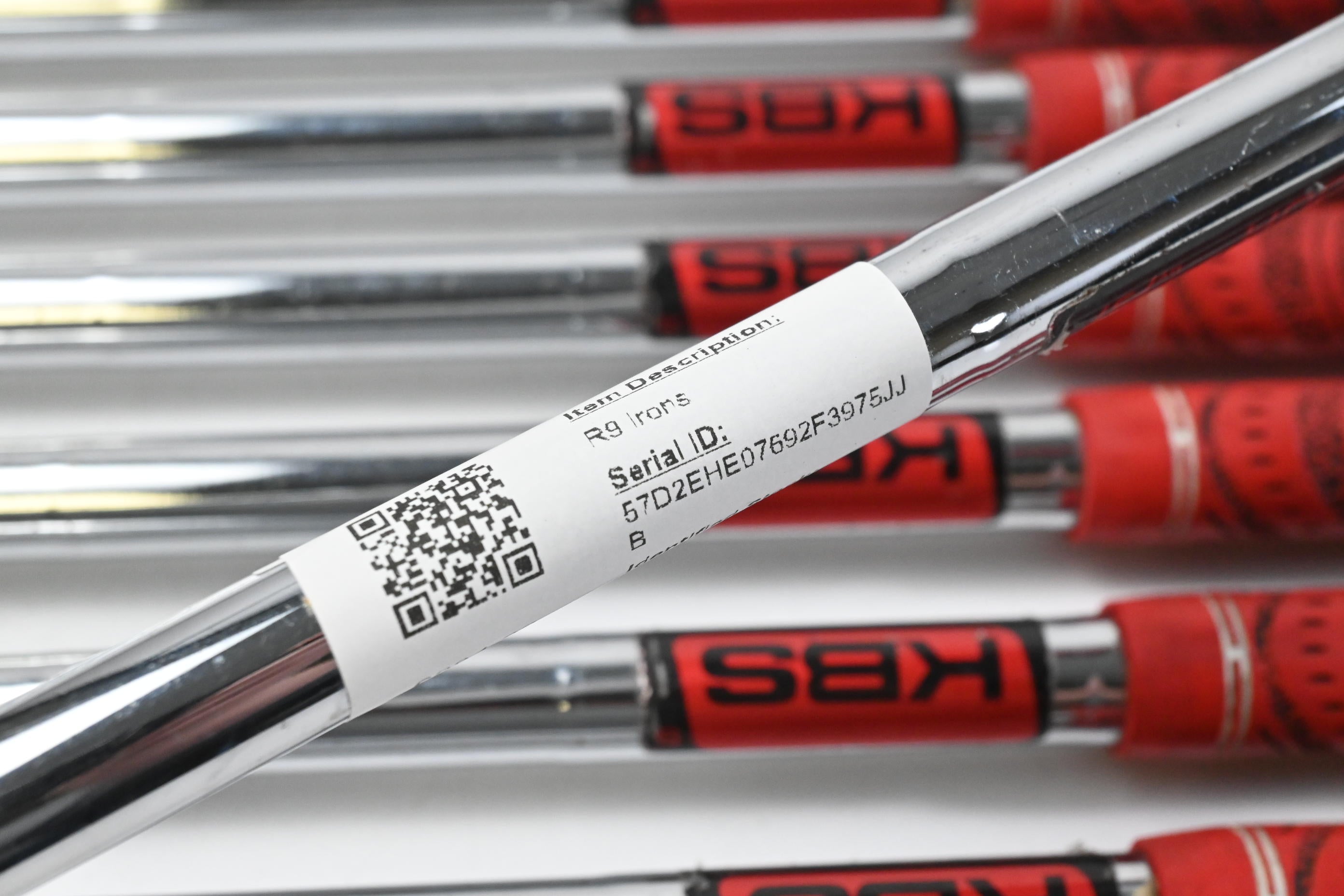 Taylormade R9 Irons / 3-PW / Stiff Flex KBS Tour Shafts
