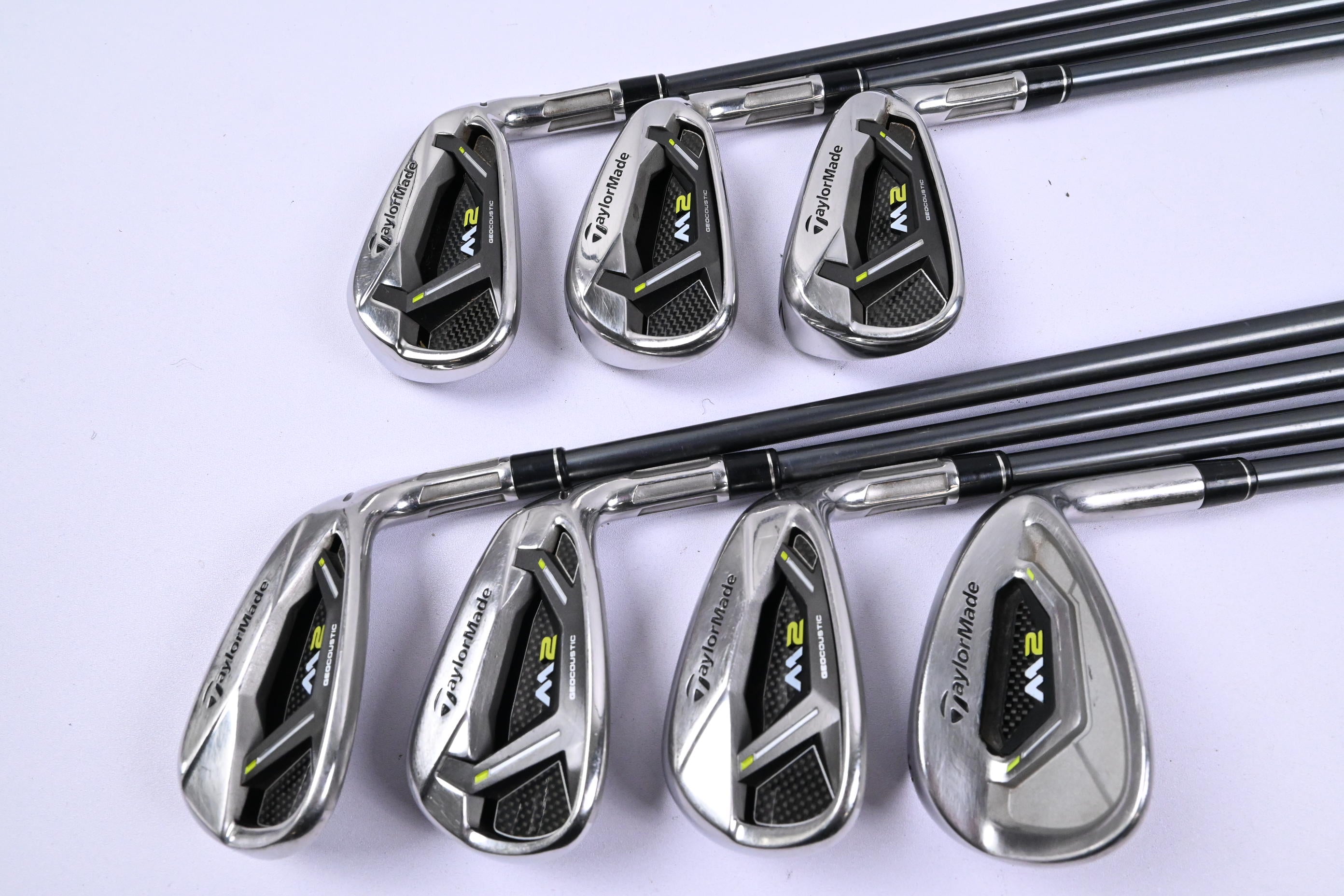 Taylormade M2 2017 Irons / 5-PW+SW / Regular Flex Taylormade M2 REAX 65 Shafts
