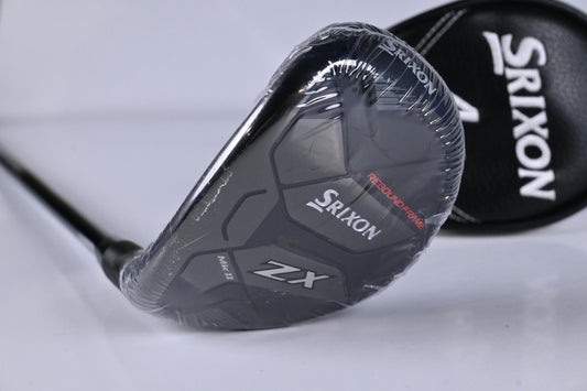 Left Hand Srixon ZX Mk II #4 Hybrid / 22 Degree / Regular Flex HZRDUS Smoke RDX