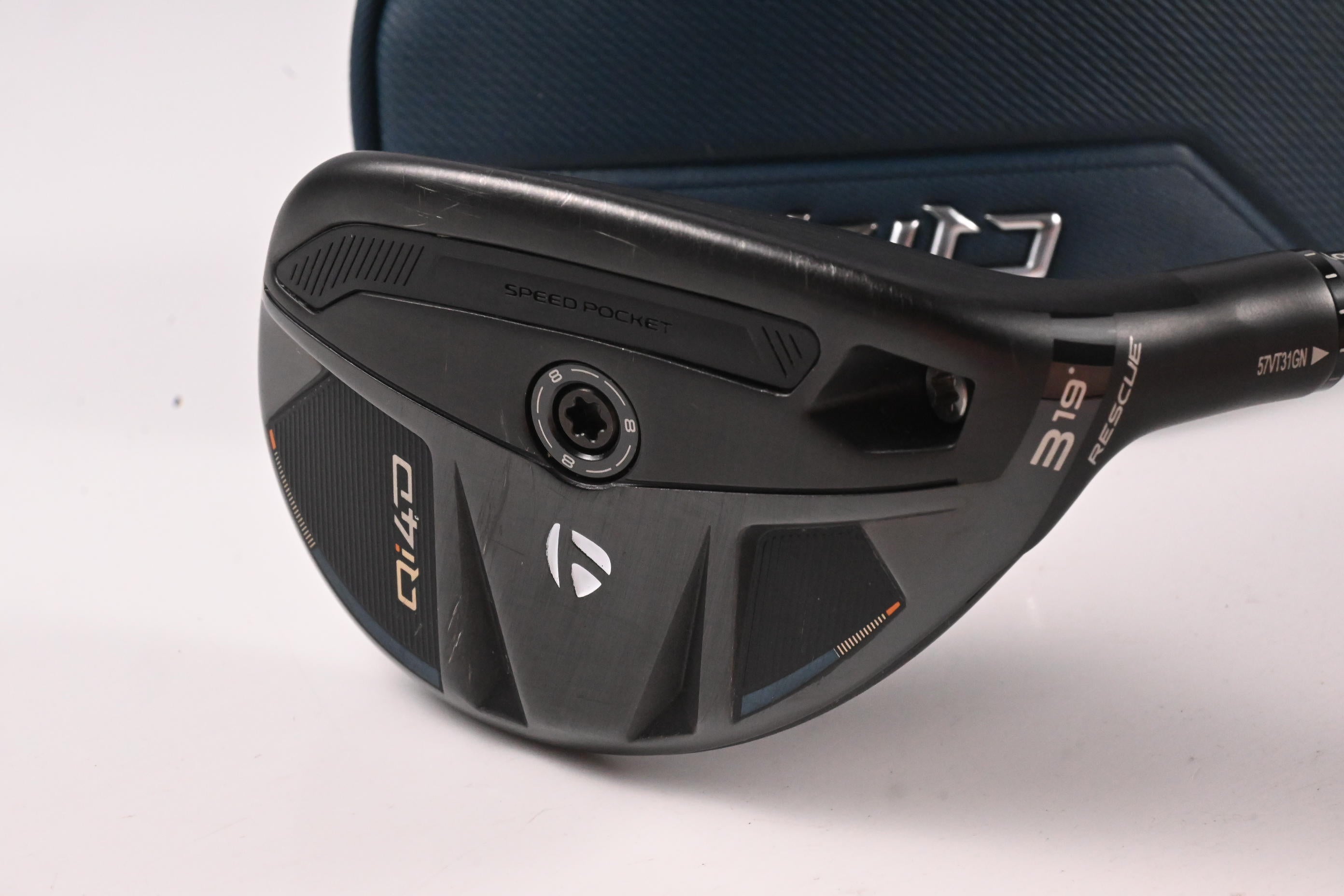 Taylormade Qi4D #3 Hybrid / 19 Degree / Regular Flex KBS Reax 65 Shaft