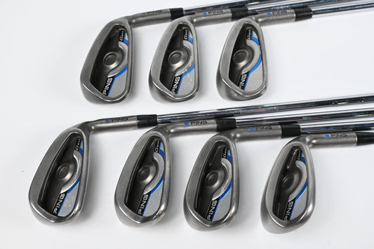 Ping GMax Irons / 5-PW+SW / Blue Dot / Stiff Flex Steel Shafts