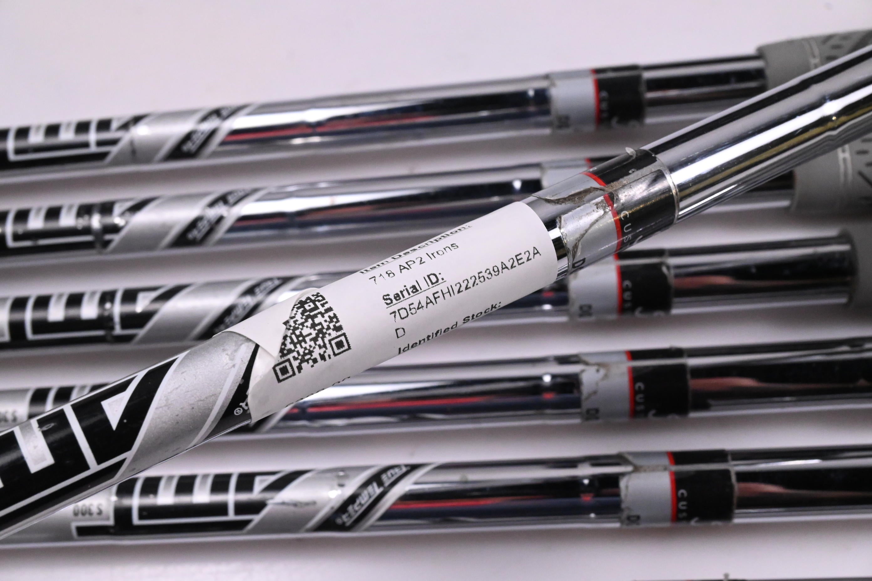 Titleist 718 AP2 Irons / 4-PW / Stiff Flex AMT Black S300 Shafts