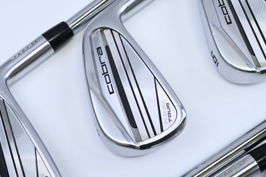 Cobra King Tour 2023 Irons / 4-PW+GW / Stiff Flex KBS Tour 120 Shafts