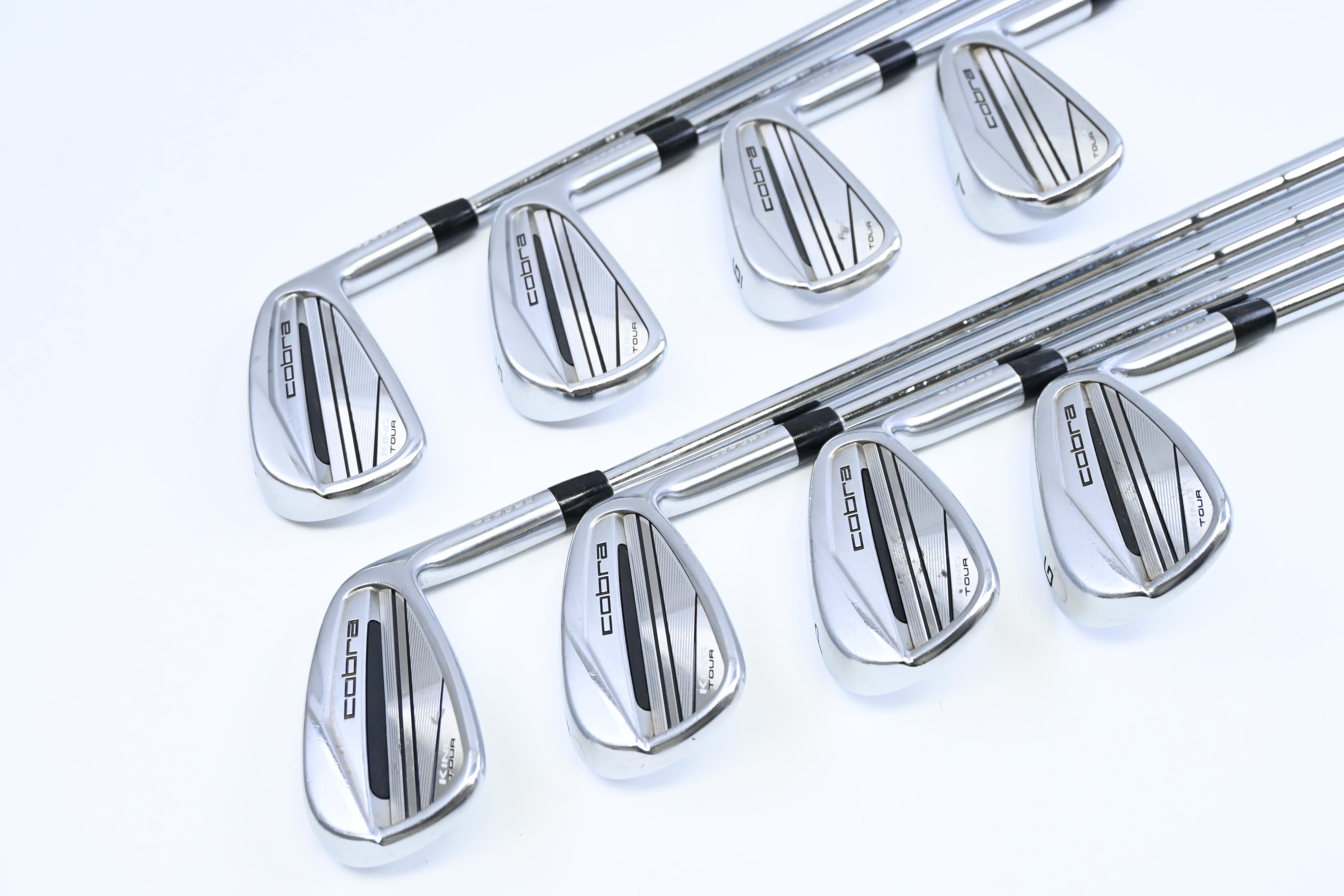 Cobra King Tour 2023 Irons / 4-PW+GW / Stiff Flex KBS Tour 120 Shafts