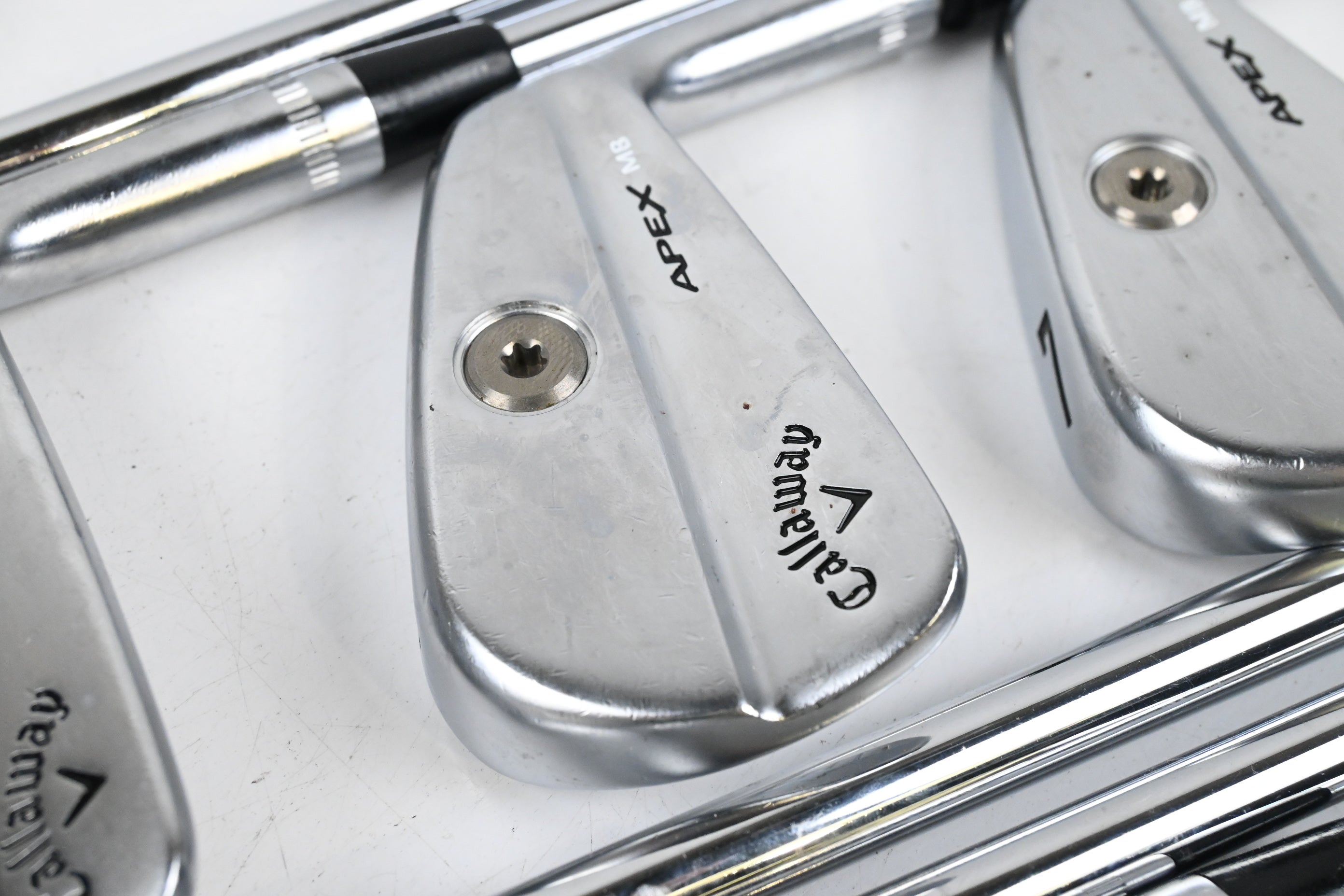 Callaway Apex MB 21 Irons / 4-PW+GW / Stiff Flex Project X Precision Shafts