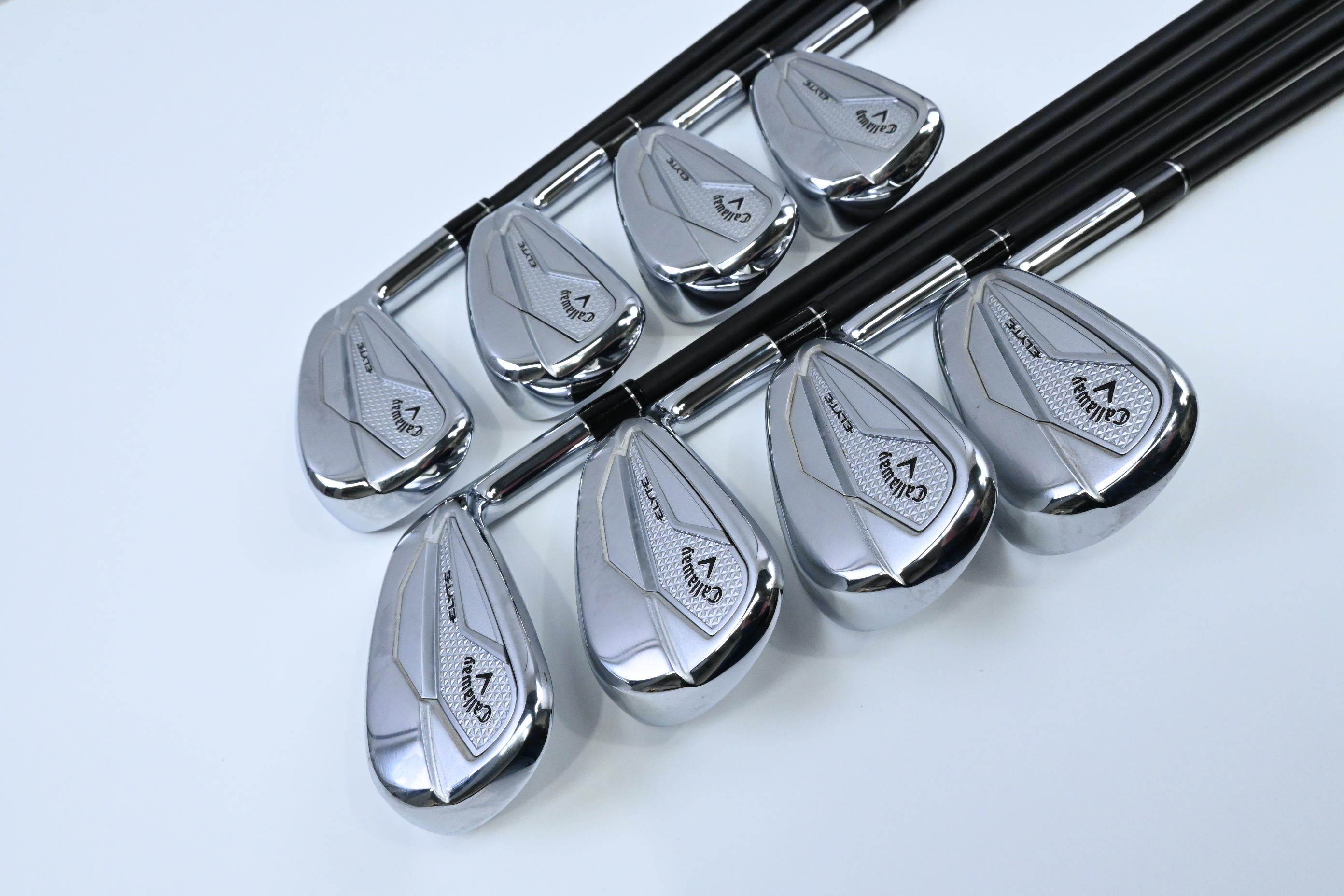 Callaway Elyte Irons / 4-PW+AW / Regular Flex Aldila NV 65 Shafts