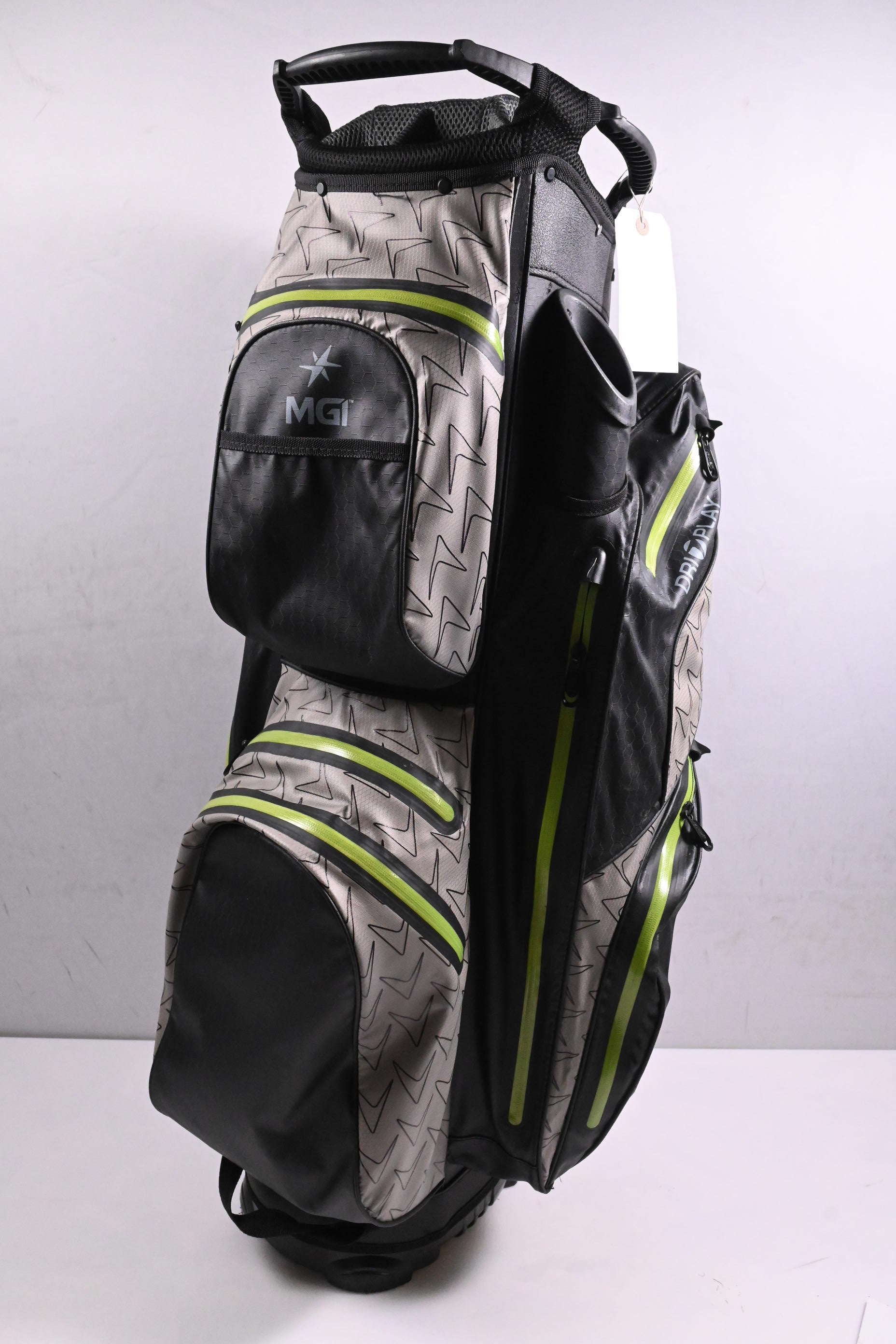 MGI Dri Play Cart Bag / 14-Way Divider / Black, Grey