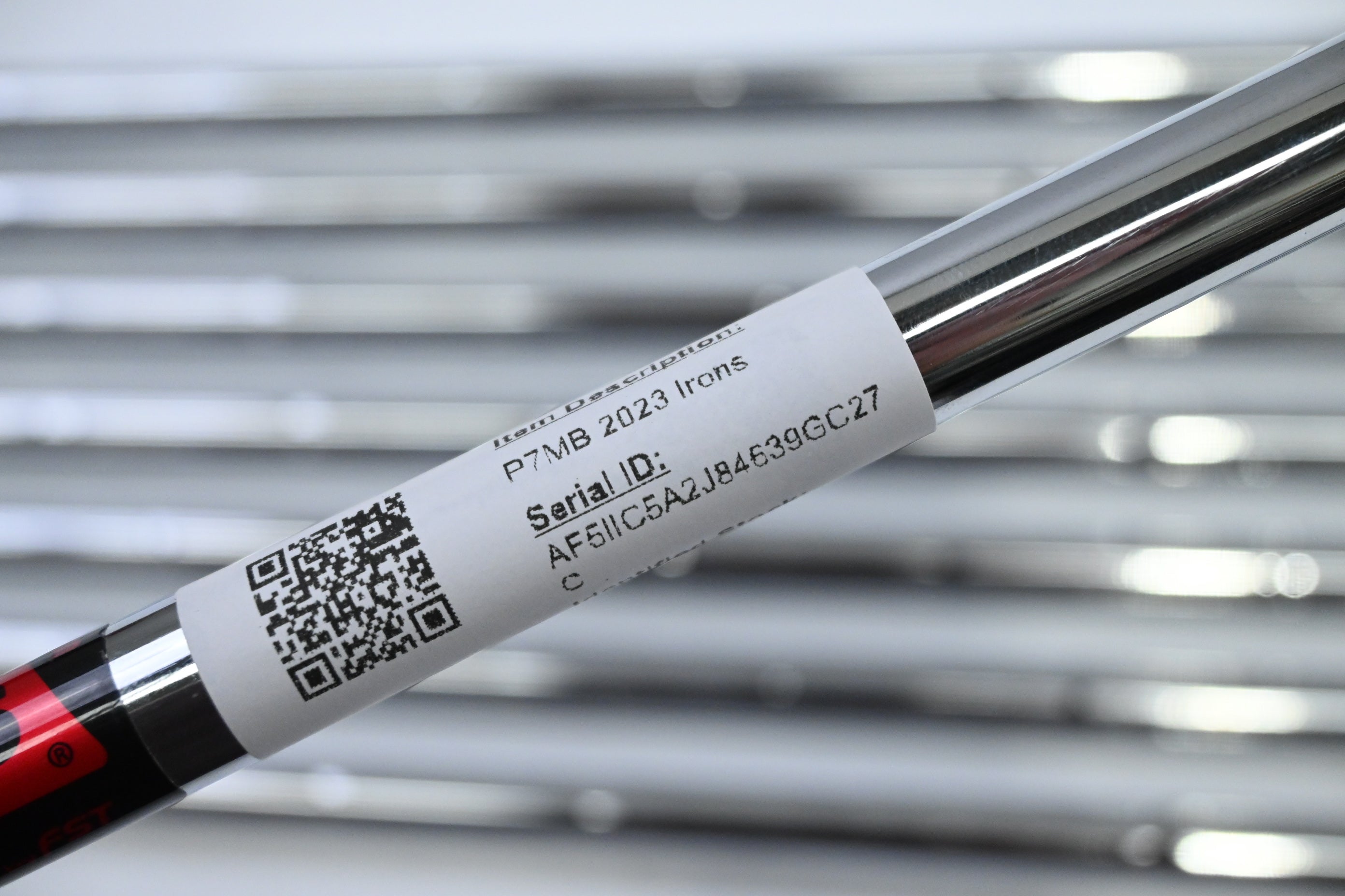 Taylormade P7MB 2023 Irons / 3-PW / Stiff Flex KBS Tour Shafts