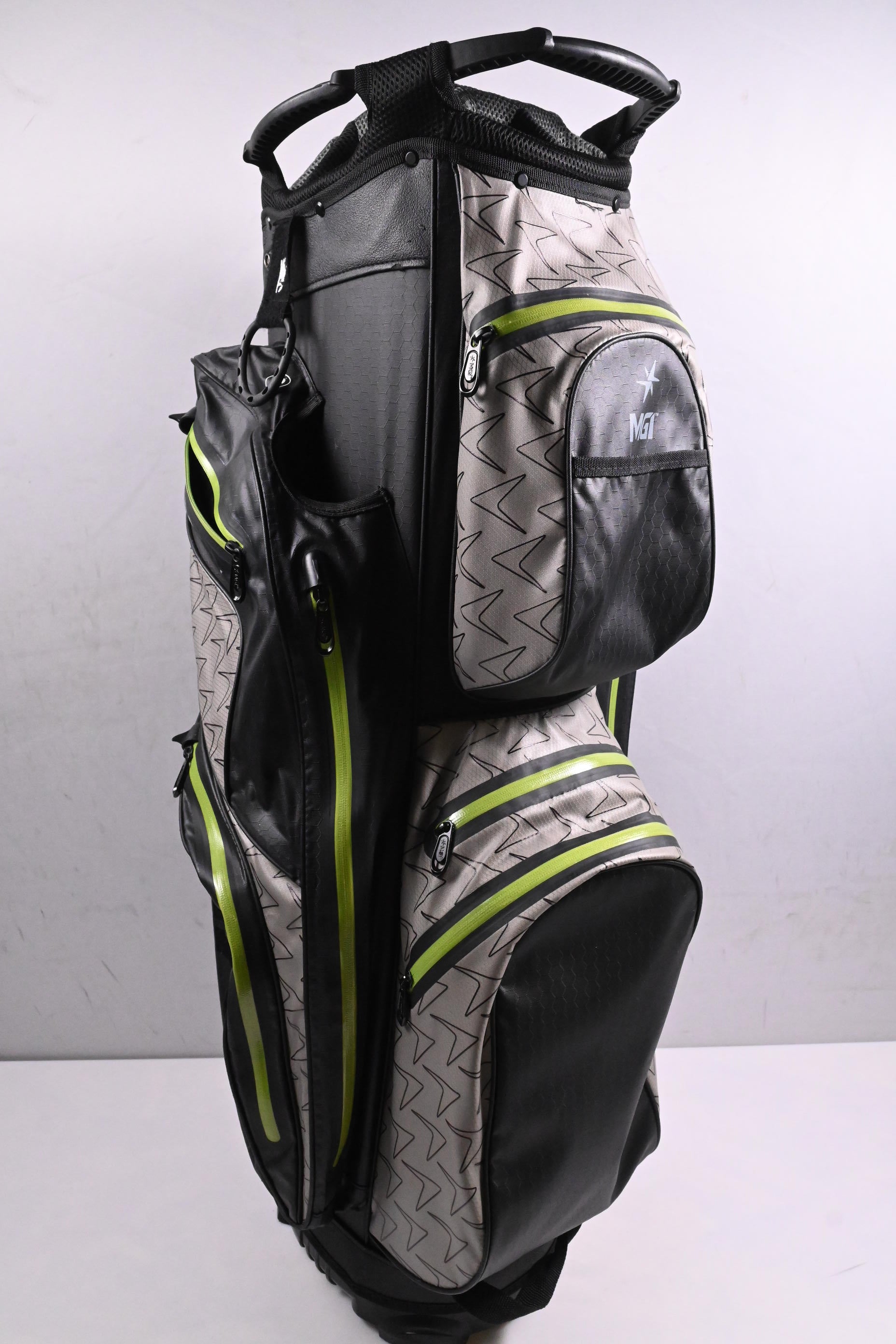 MGI Dri Play Cart Bag / 14-Way Divider / Black, Grey