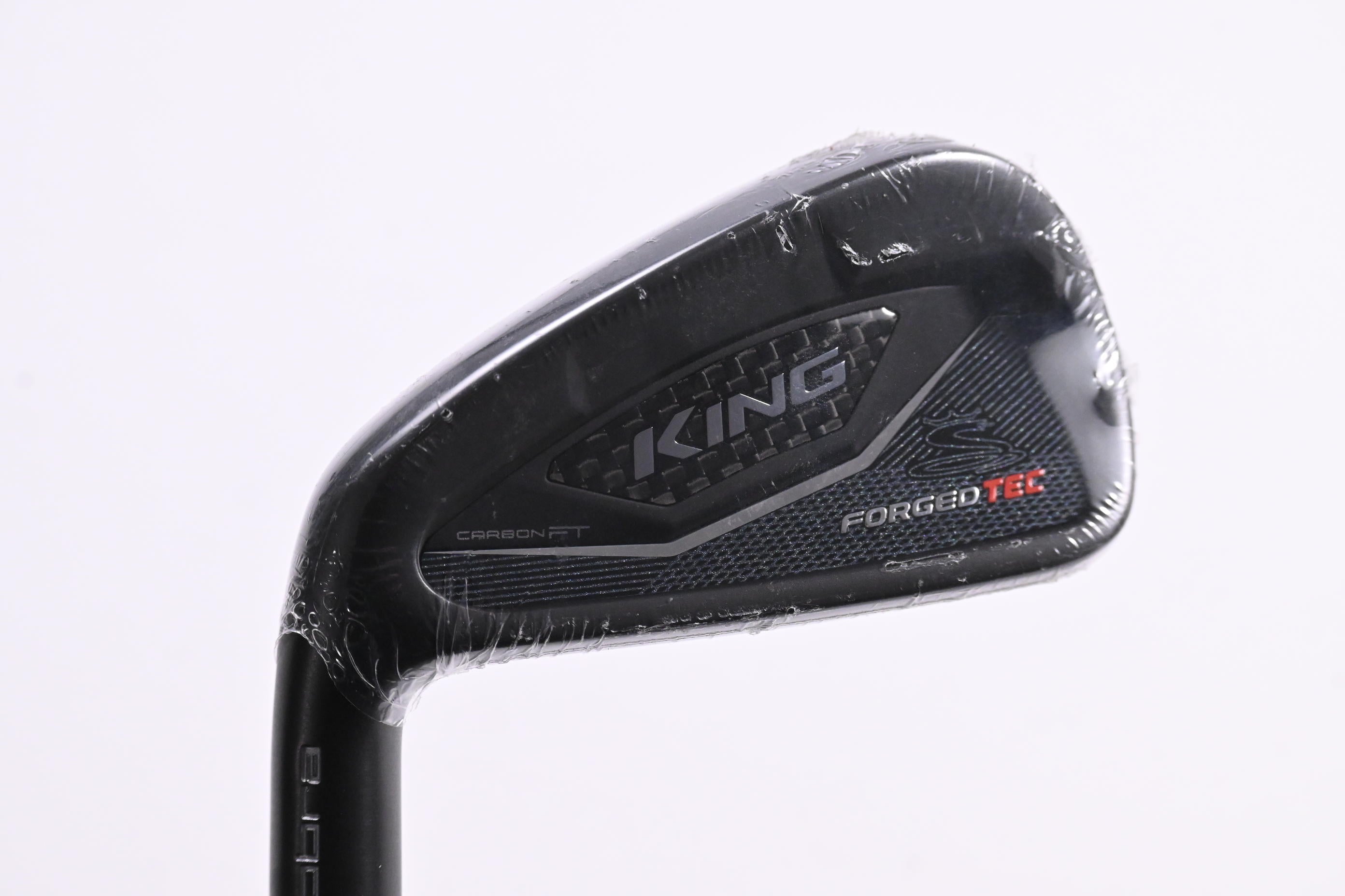 Left Hand Cobra King Forged Tec Black #4 Iron / 21 Degree / Stiff Flex KBS 125