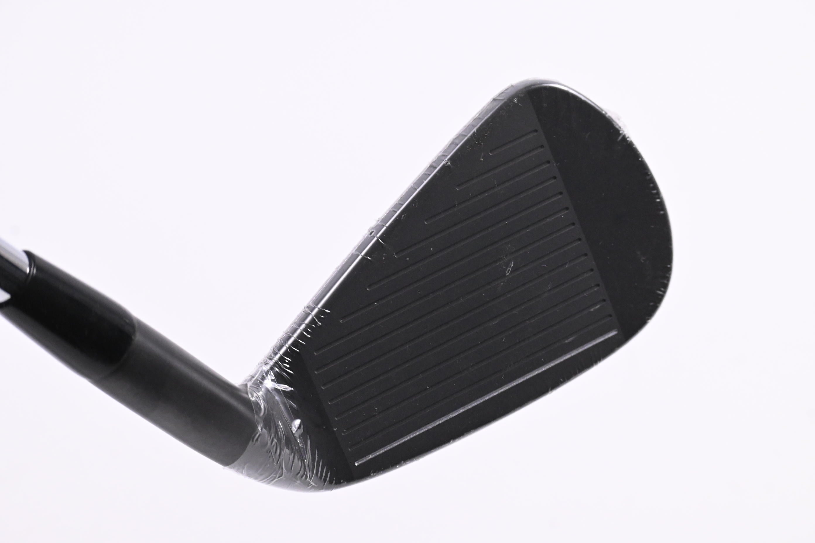 Left Hand Cobra King Forged Tec Black #4 Iron / 21 Degree / Stiff Flex KBS 125