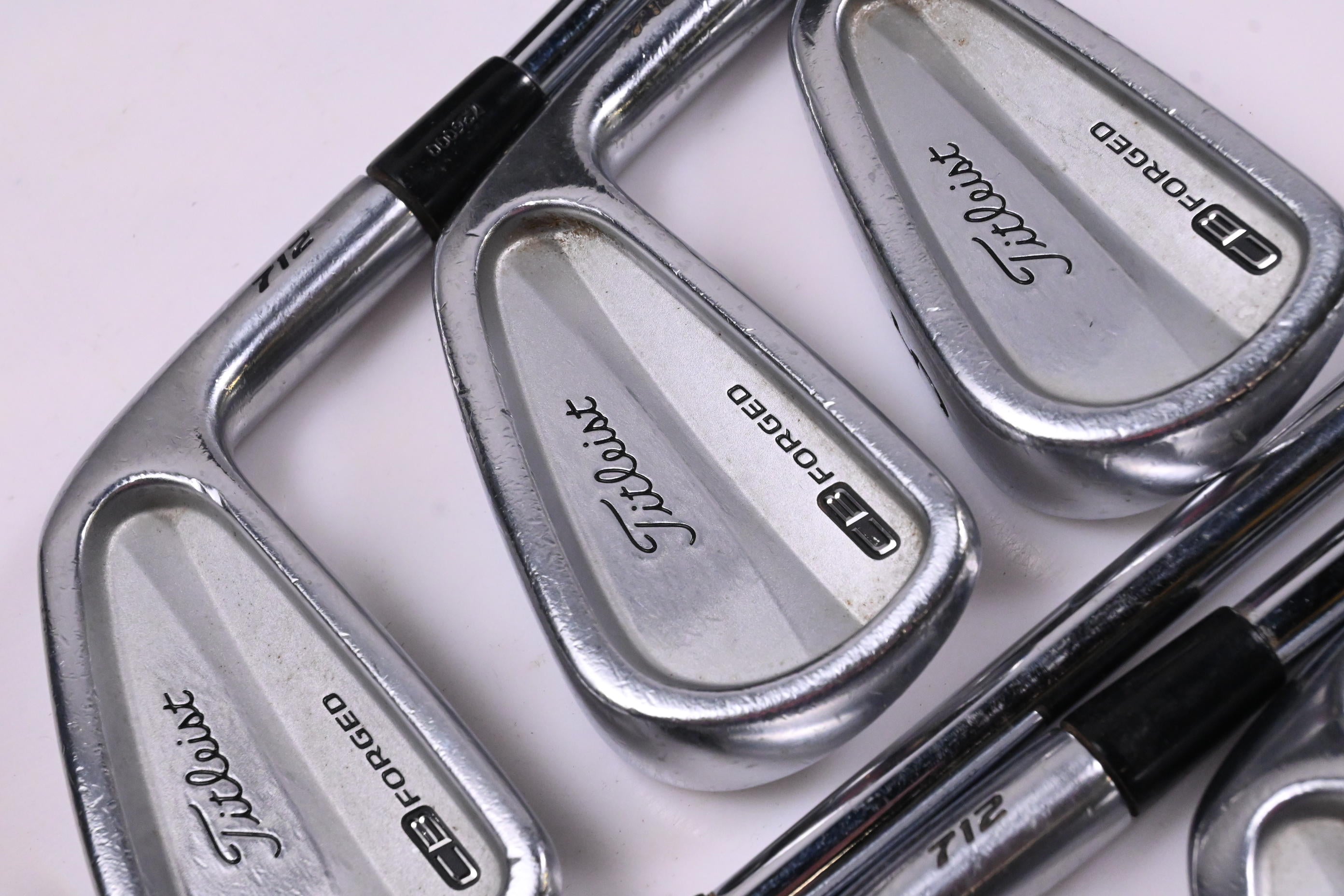 Left Hand Titleist 712 CB Irons / 3-9i / Stiff Flex Project X Shafts