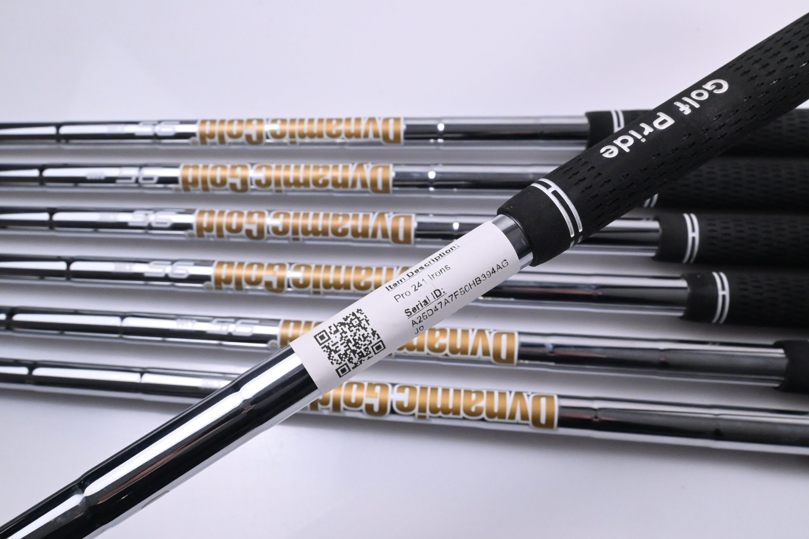 Mizuno Pro 241 Irons / 4-PW / Stiff Flex Dynamic Gold 95 S300 Shafts