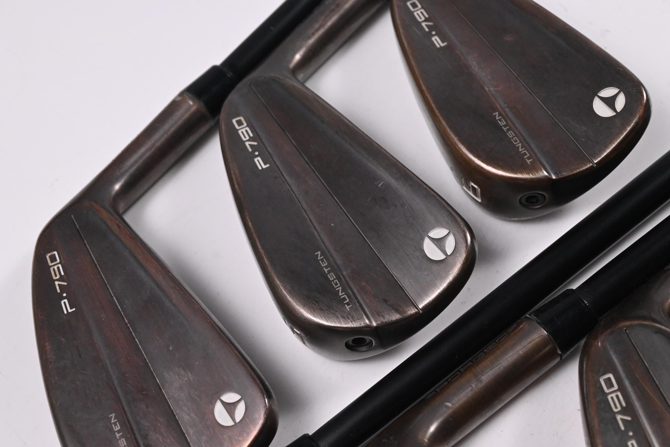 Taylormade P790 Aged Copper Irons / 4-PW / Stiff Flex KBS PGI 80 Shafts