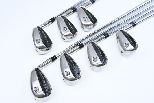 Wilson Launch Pad 2022 Irons / 5-PW+SW / Stiff Flex KBS Tour 120 Shafts