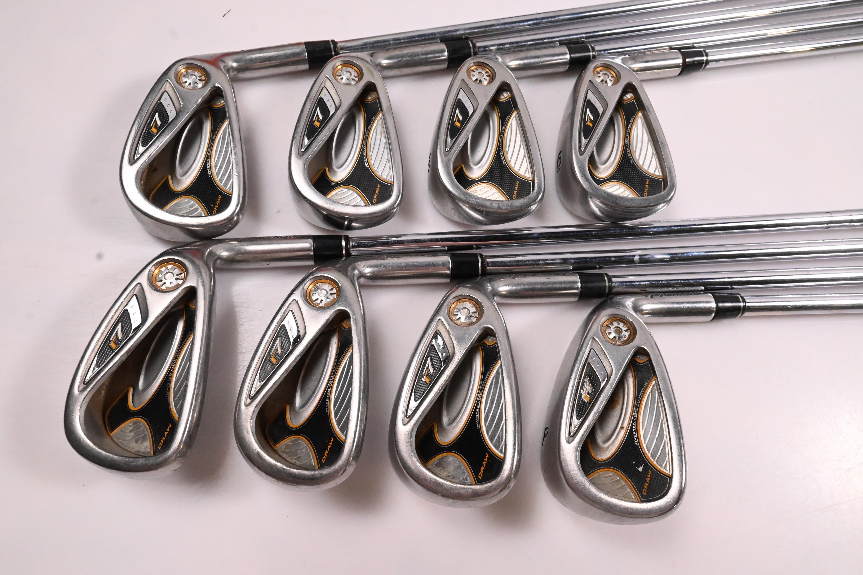 Taylormade R7 Draw Irons / 3-PW / Regular Flex Taylormade T-Step 90 Shafts