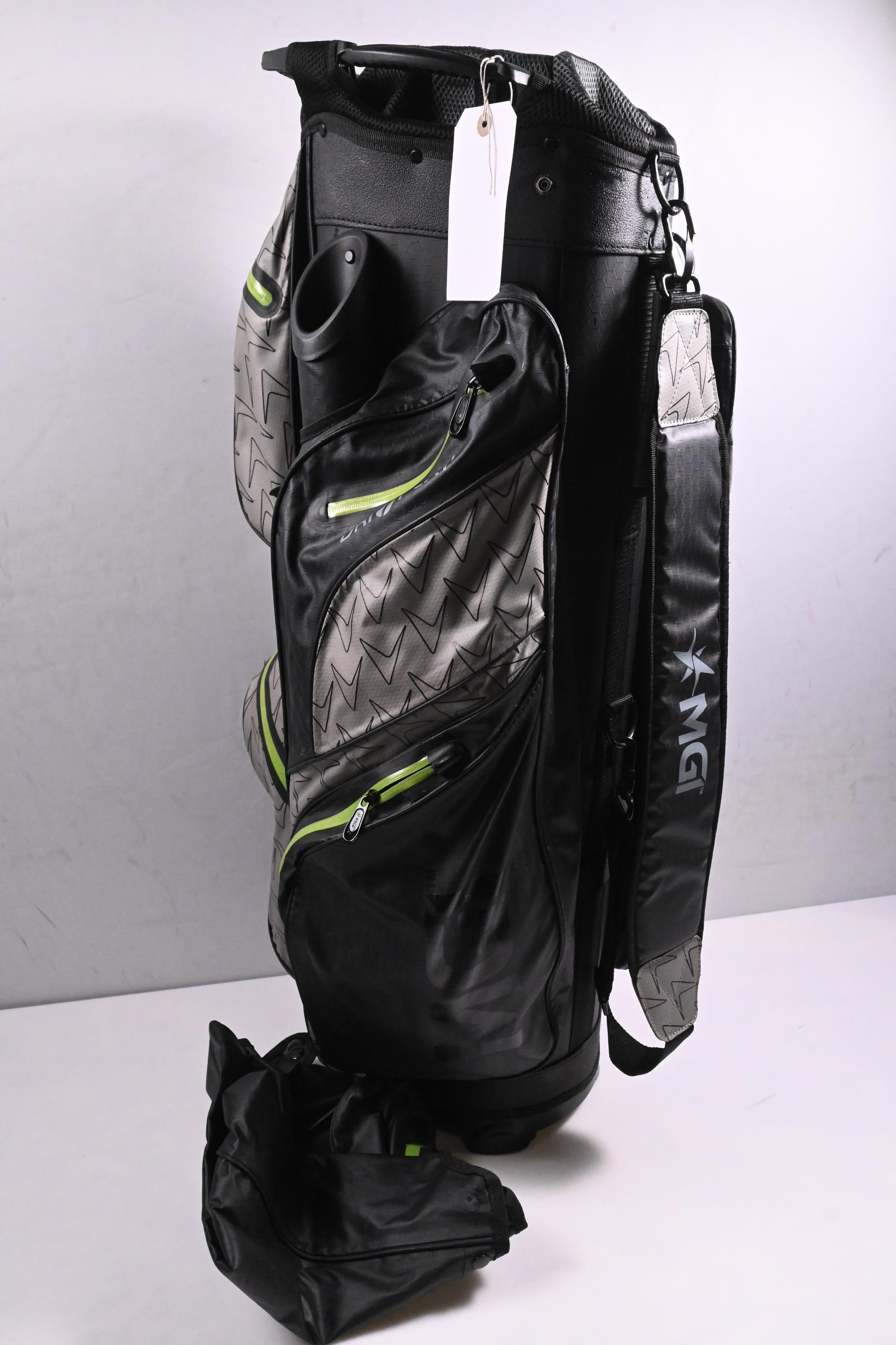 MGI Dri Play Cart Bag / 14-Way Divider / Black, Grey