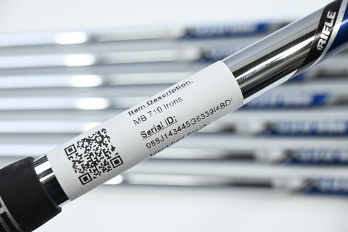Titleist MB 710 Irons / 3-PW / Stiff Flex Project X Rifle Shafts