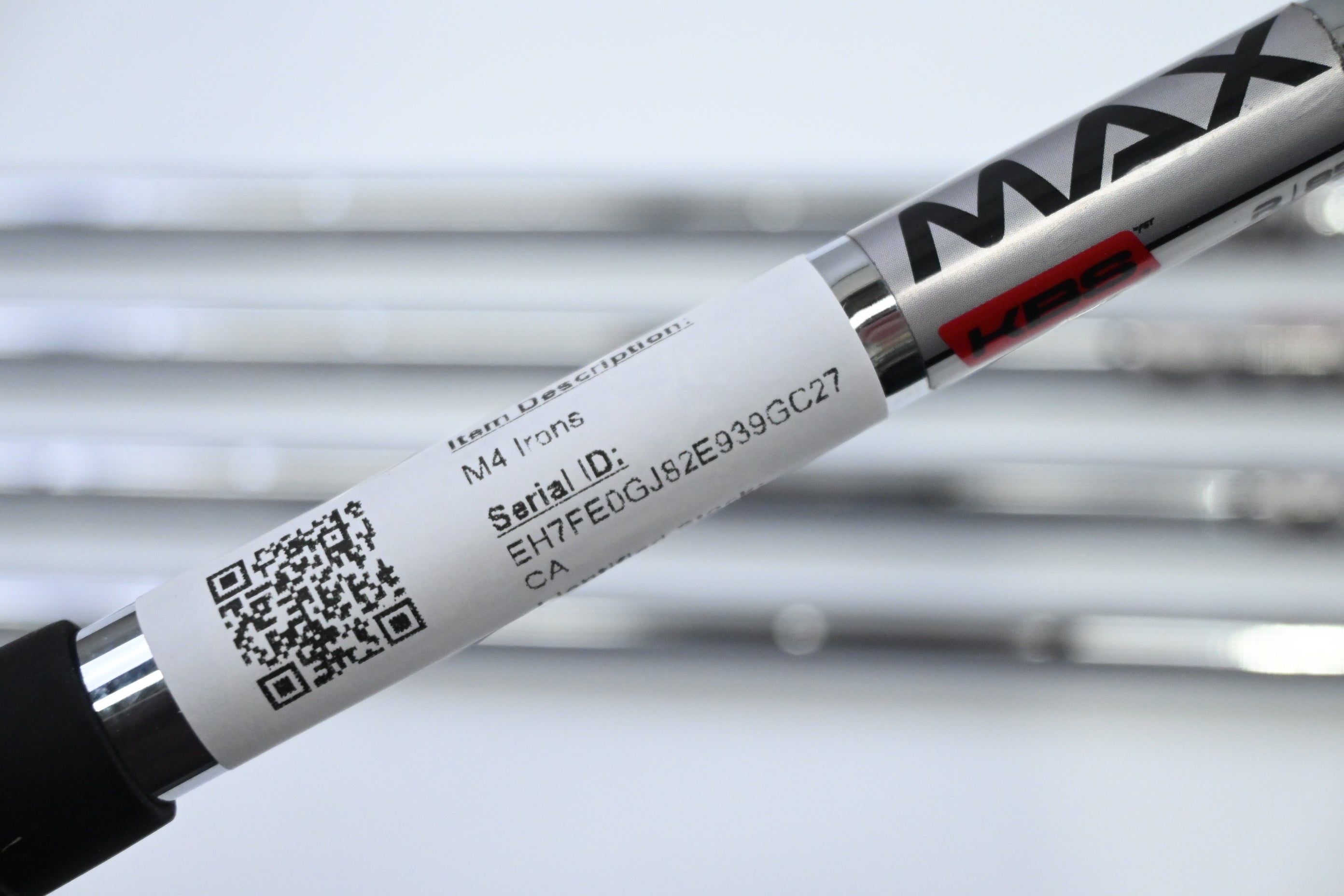 Taylormade M4 Irons / 6-PW / Regular Flex KBS Max MT 85 Shafts