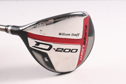 Left Hand Wilson Staff D200 #5 Wood / 18 Degree / Senior Flex Elements Chrome 49