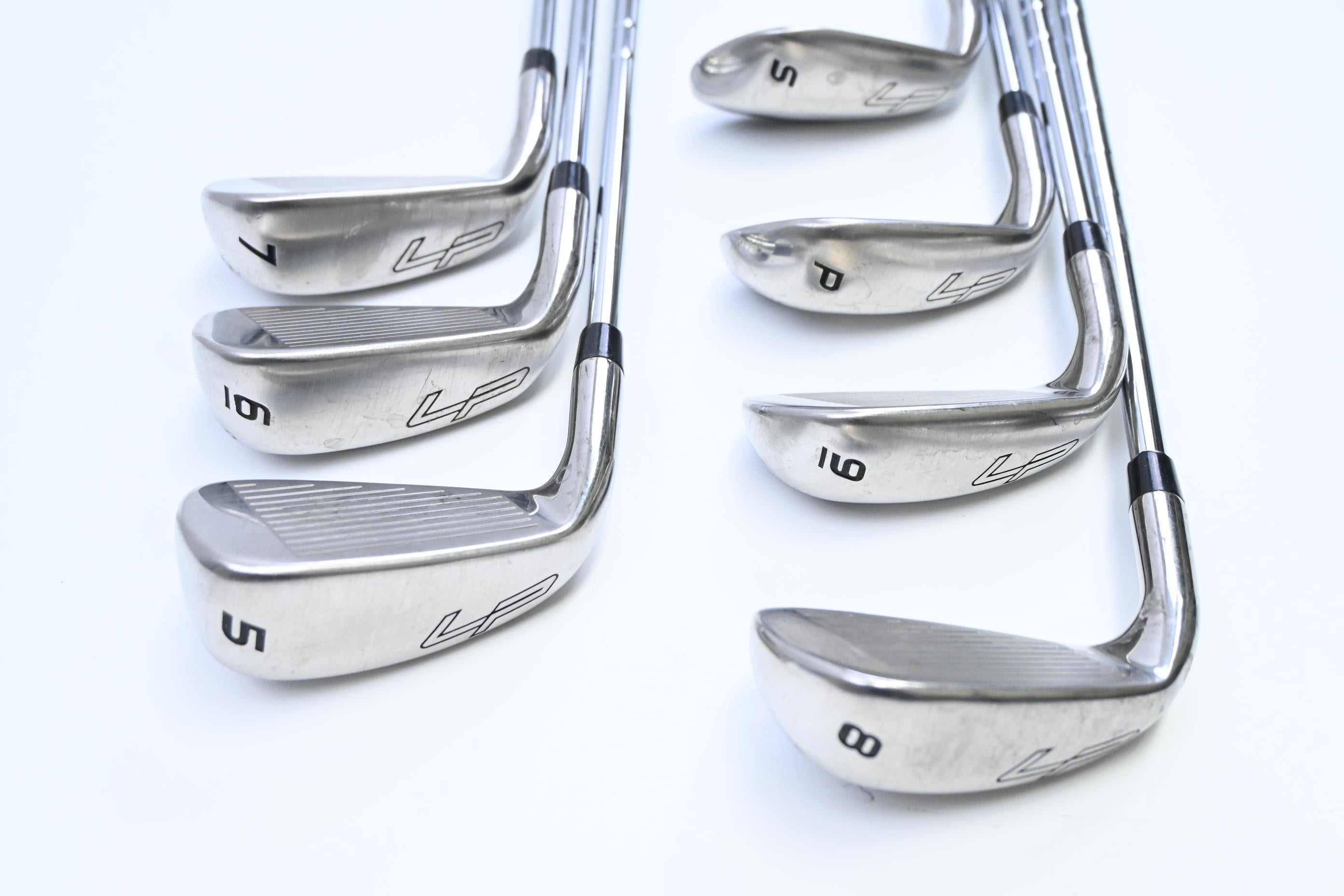 Wilson Launch Pad 2022 Irons / 5-PW+SW / Stiff Flex KBS Tour 120 Shafts