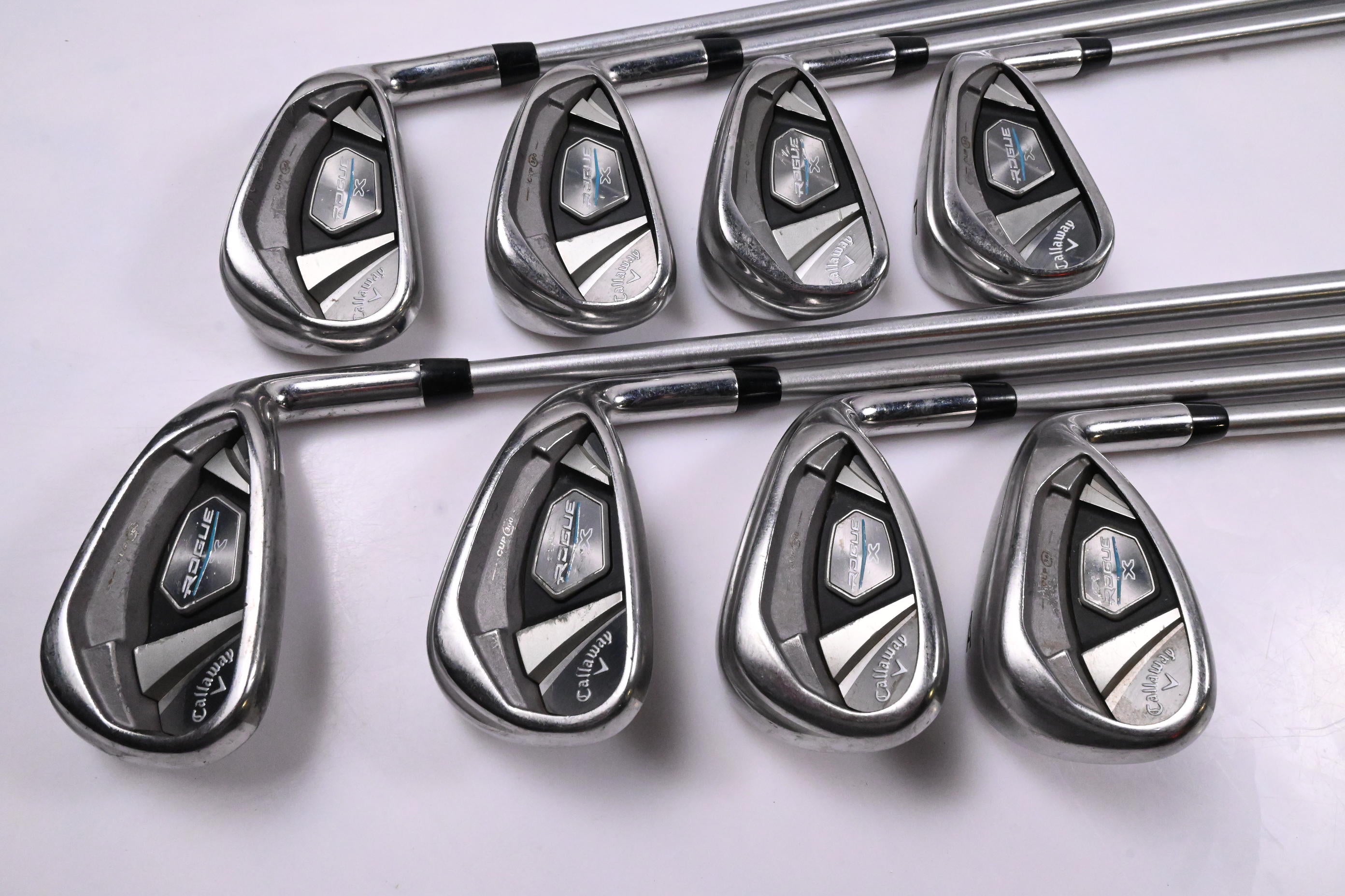 Callaway Rogue X Irons / 4-PW+GW / Regular Flex KBS Tour C-Taper Lite 105 Shafts