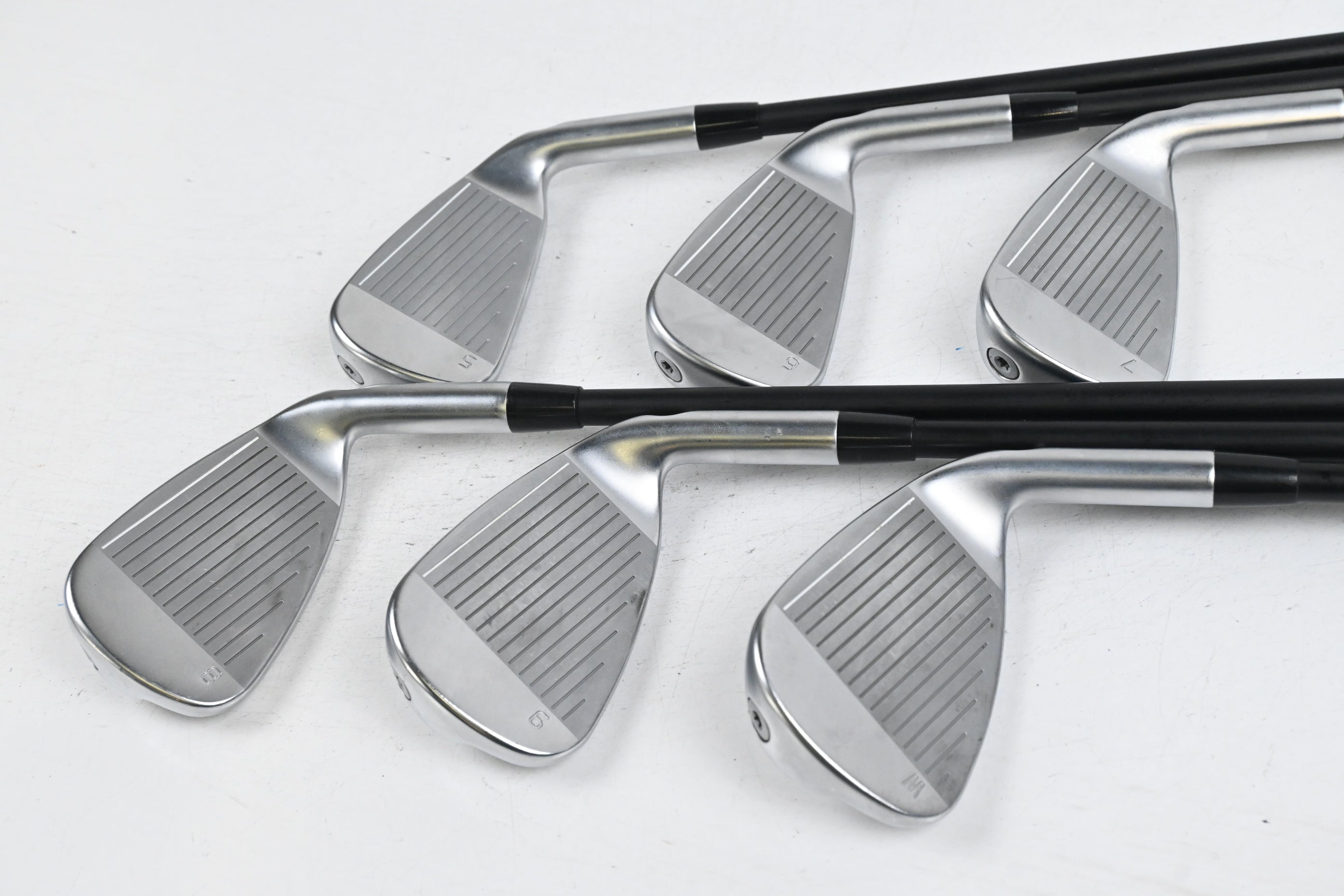 Left Hand Ping G440 Irons / 5-PW / Green Dot / Regular Flex Ping Alta CB AWT