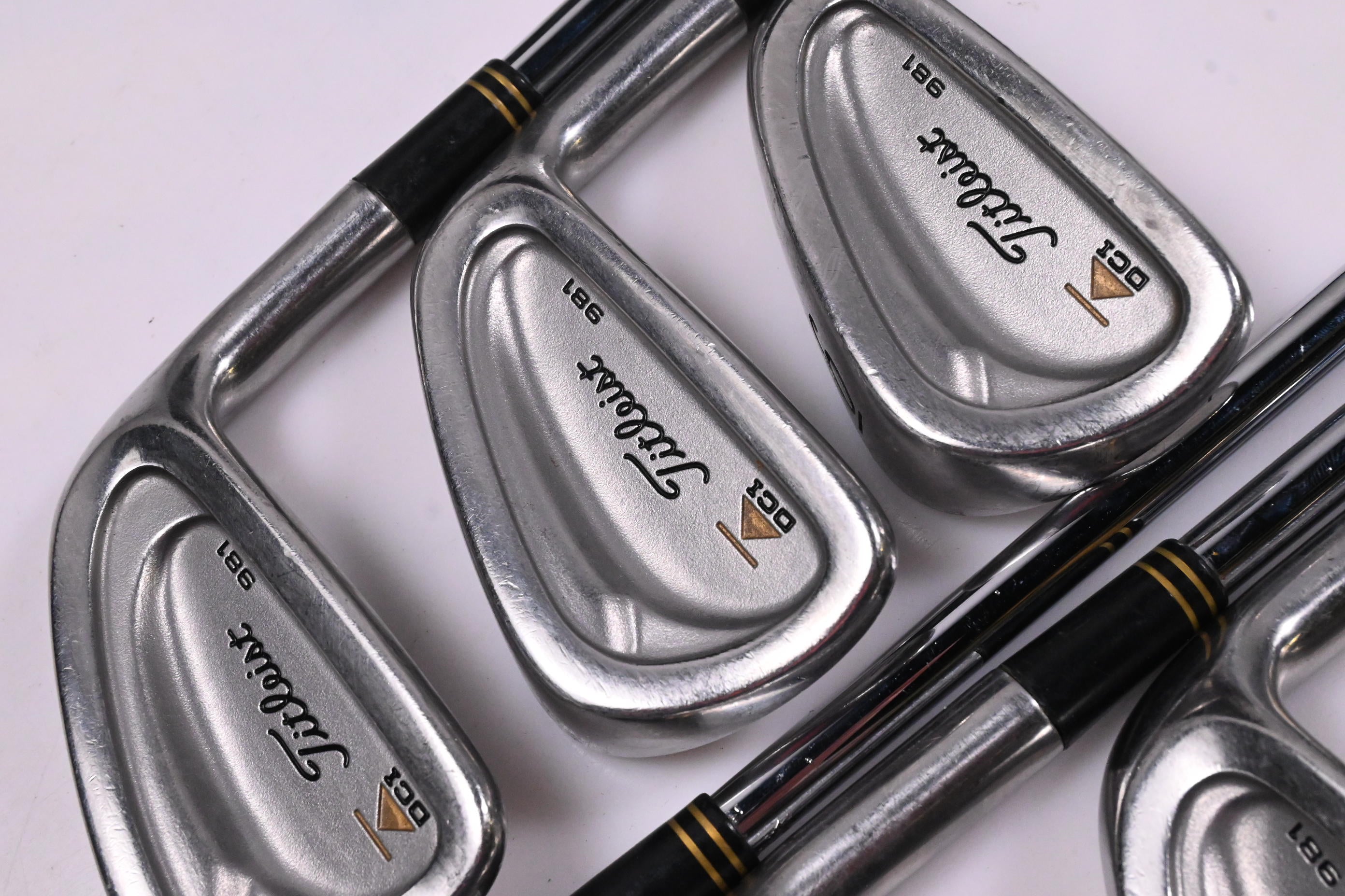 Titleist DCI 981 Irons / 4-PW / Stiff Flex Dynamic Gold S300 Shafts