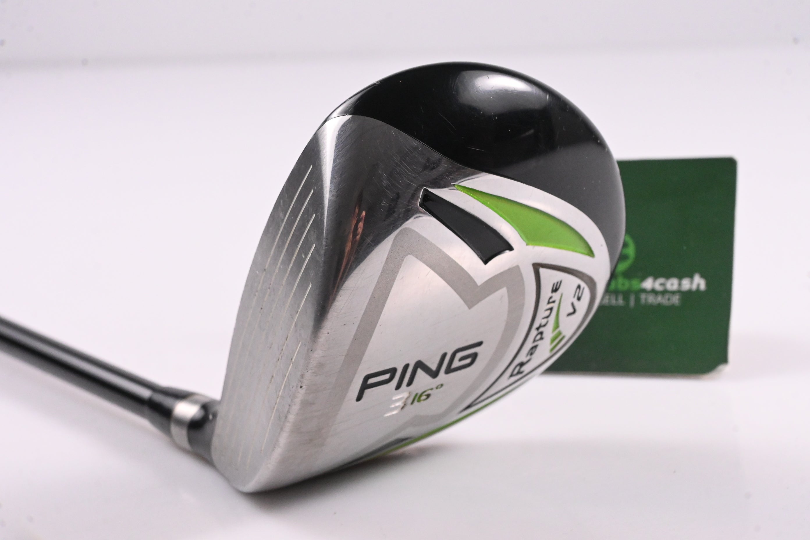 Left Hand Ping Rapture V2 #3 Wood / 16 Degree / Regular Flex Ping TFC 939 Shaft