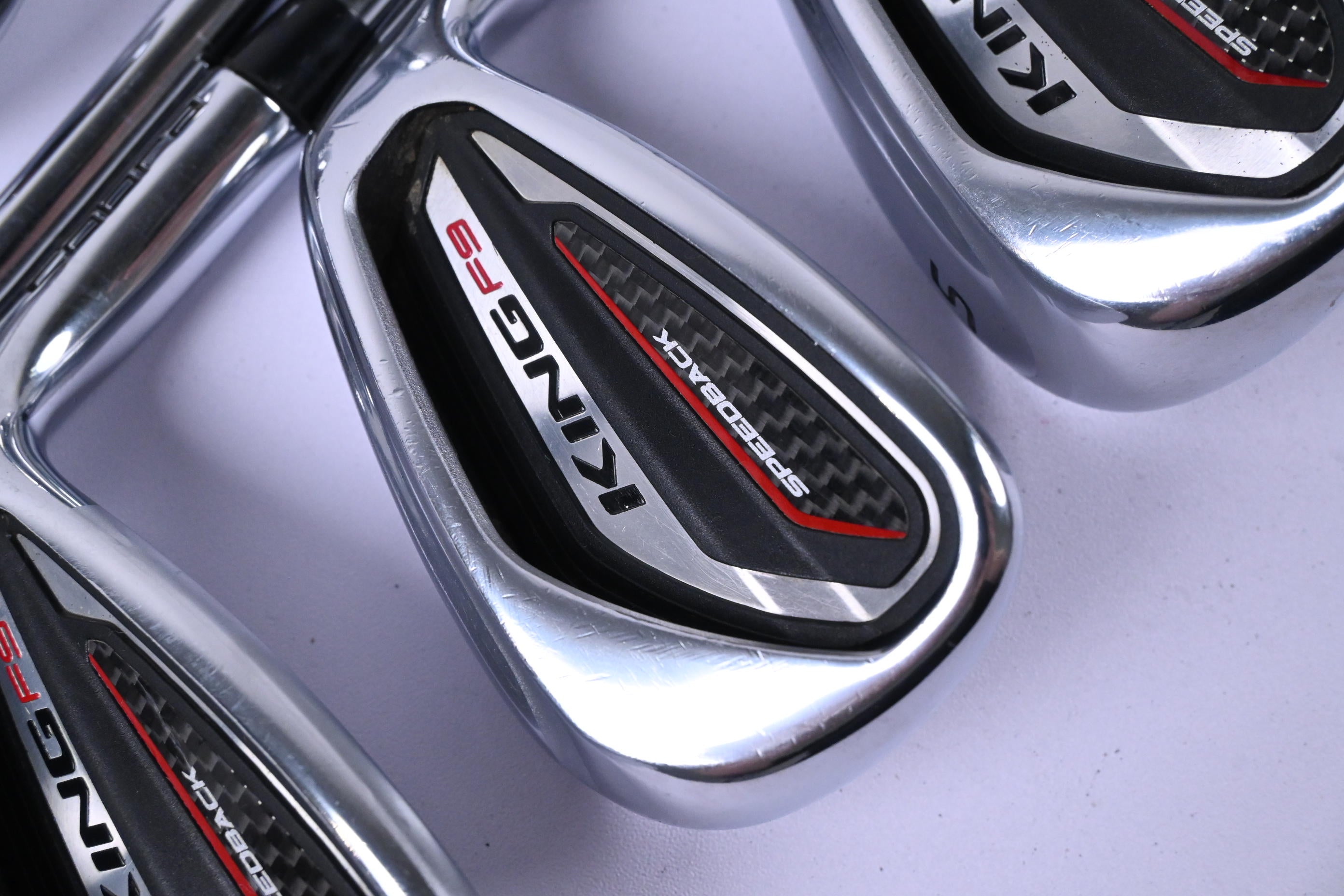 Cobra King F9 Irons / 5-PW+SW / Regular Flex KBS Tour 90 Shafts