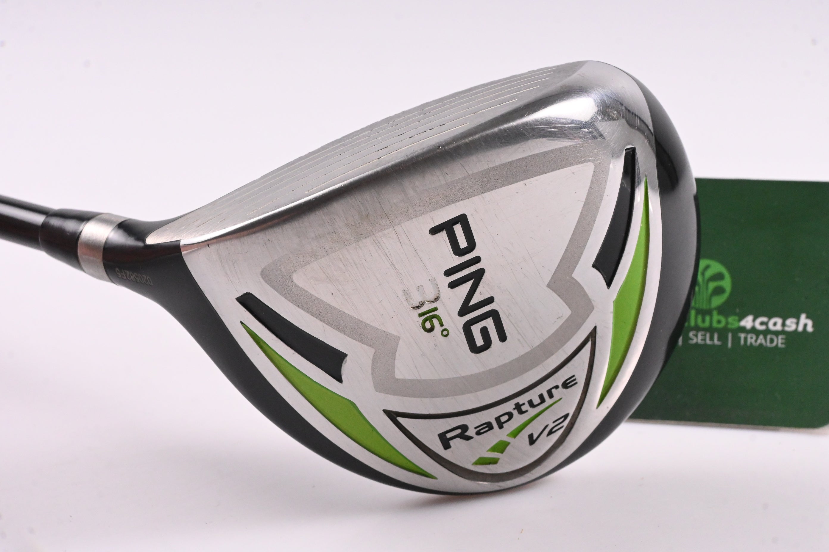 Left Hand Ping Rapture V2 #3 Wood / 16 Degree / Regular Flex Ping TFC 939 Shaft