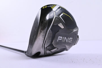 Left Hand Ping G430 Max Driver / 10.5 Degree / Regular Flex Ping Alta CB Black