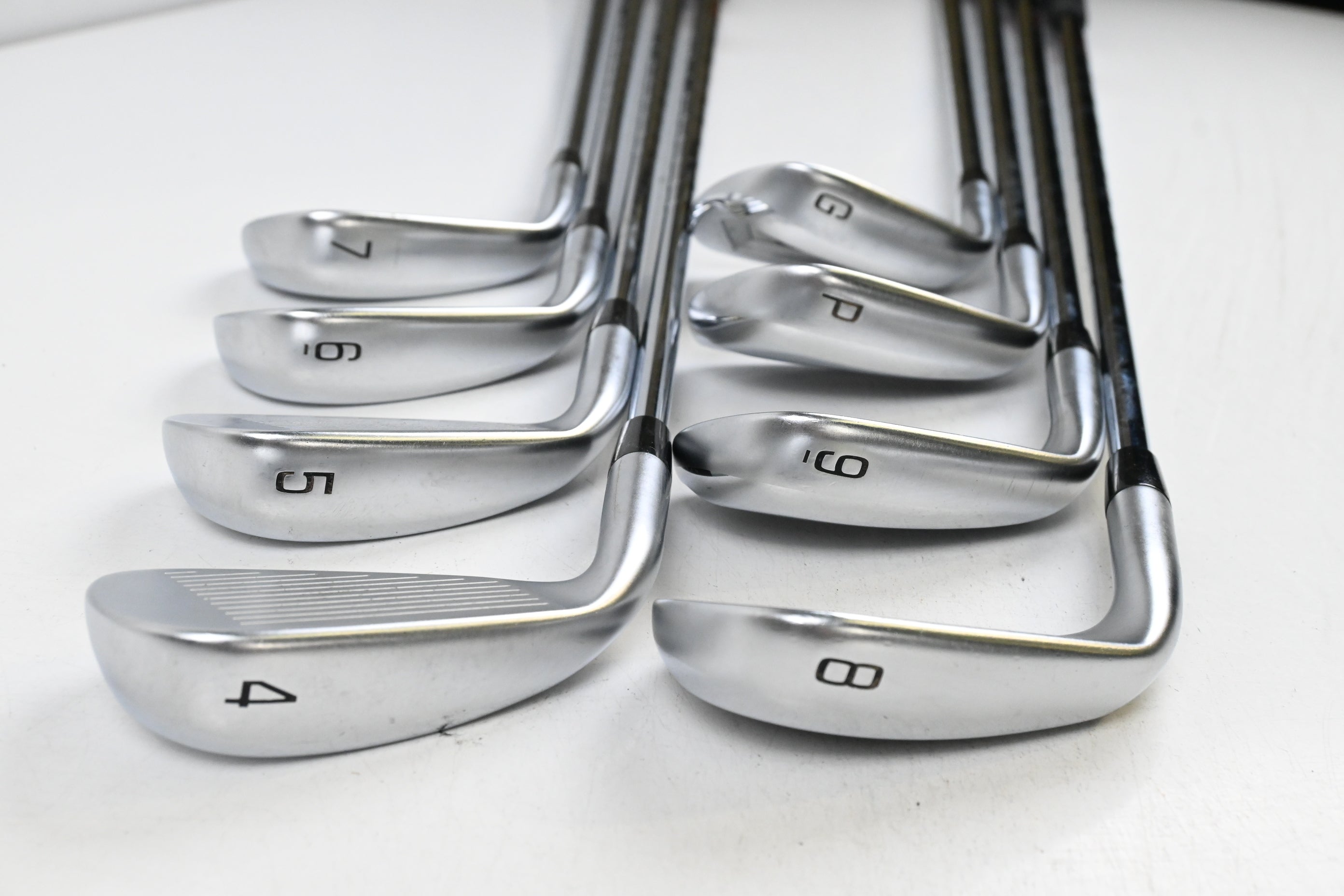Mizuno JPX 921 Hot Metal Irons / 4-PW+GW / Stiff Flex KBS Tour 120 Shafts