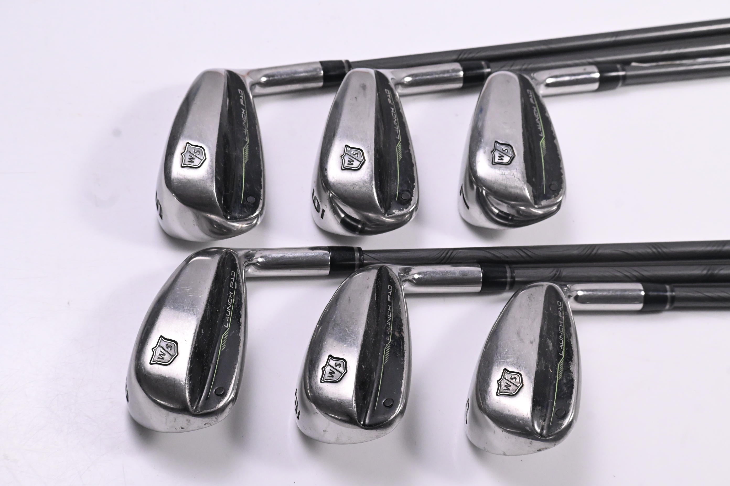 Wilson Launch Pad 2022 Irons / 5-PW / Regular Flex Project X EvenFlow 65 Shafts