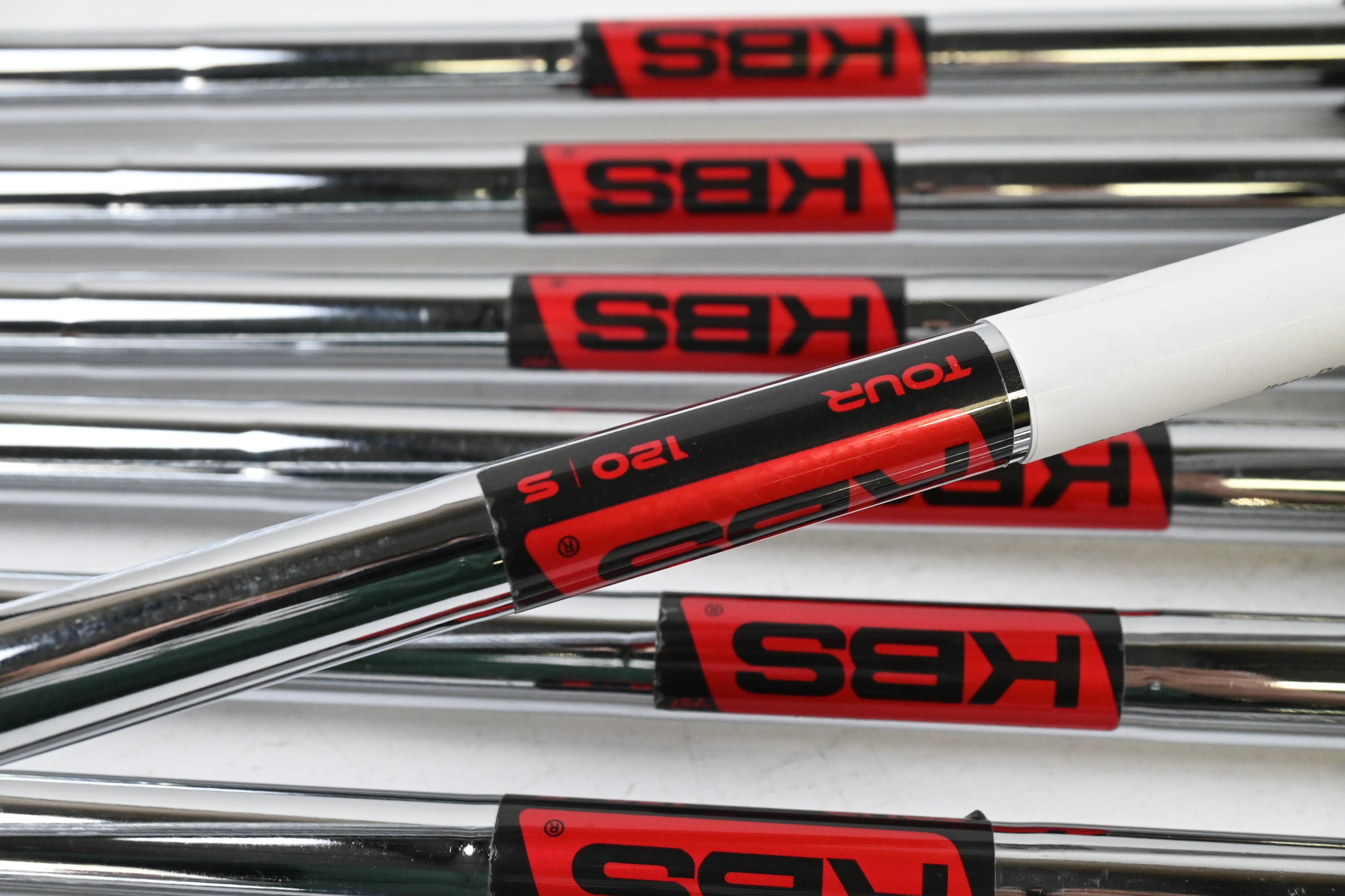 Mizuno JPX 921 Hot Metal Irons / 4-PW+GW / Stiff Flex KBS Tour 120 Shafts