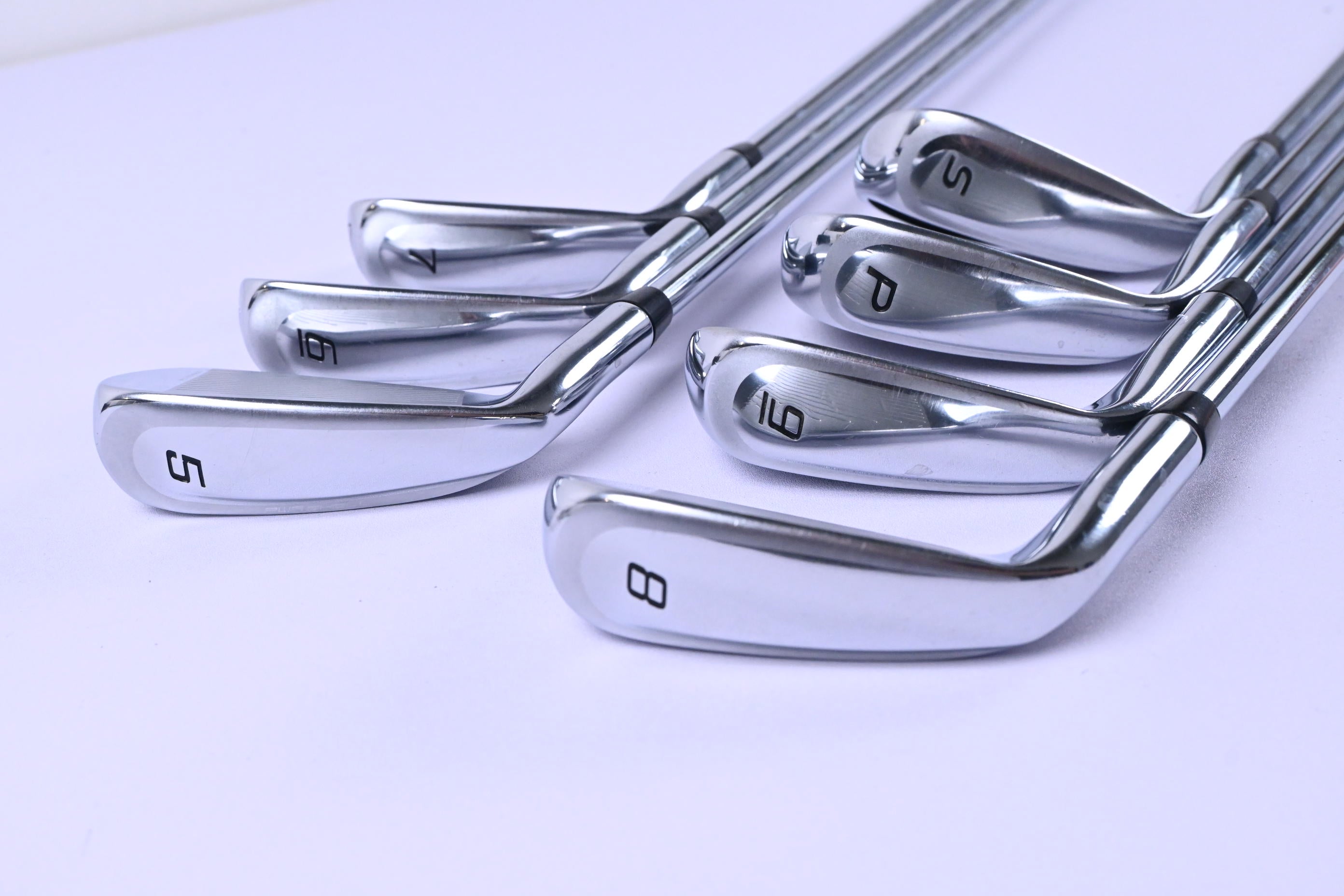 Cobra King F9 Irons / 5-PW+SW / Regular Flex KBS Tour 90 Shafts