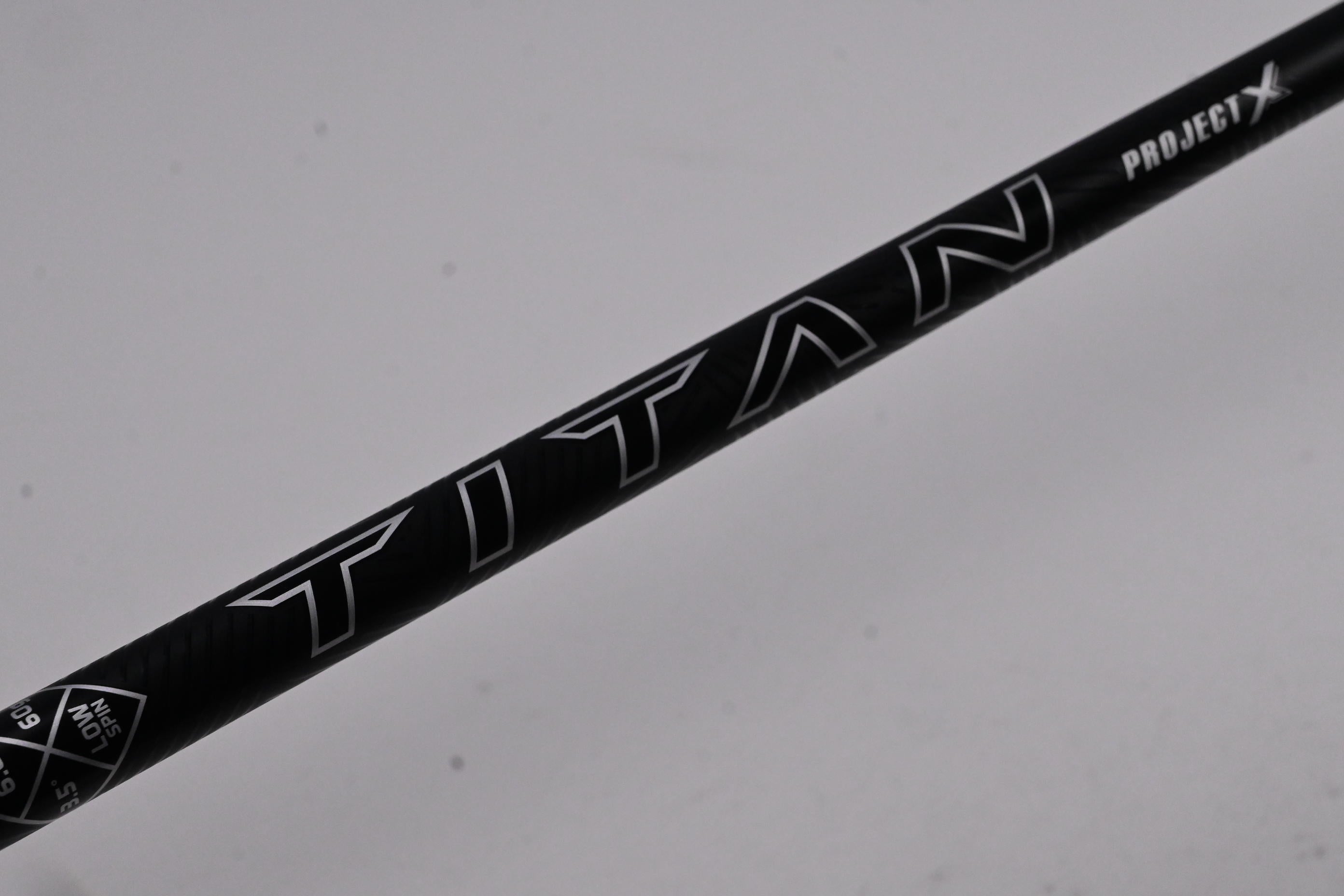 Project X Titan Black 60 Driver Shaft / Stiff Flex / Titleist Adapter