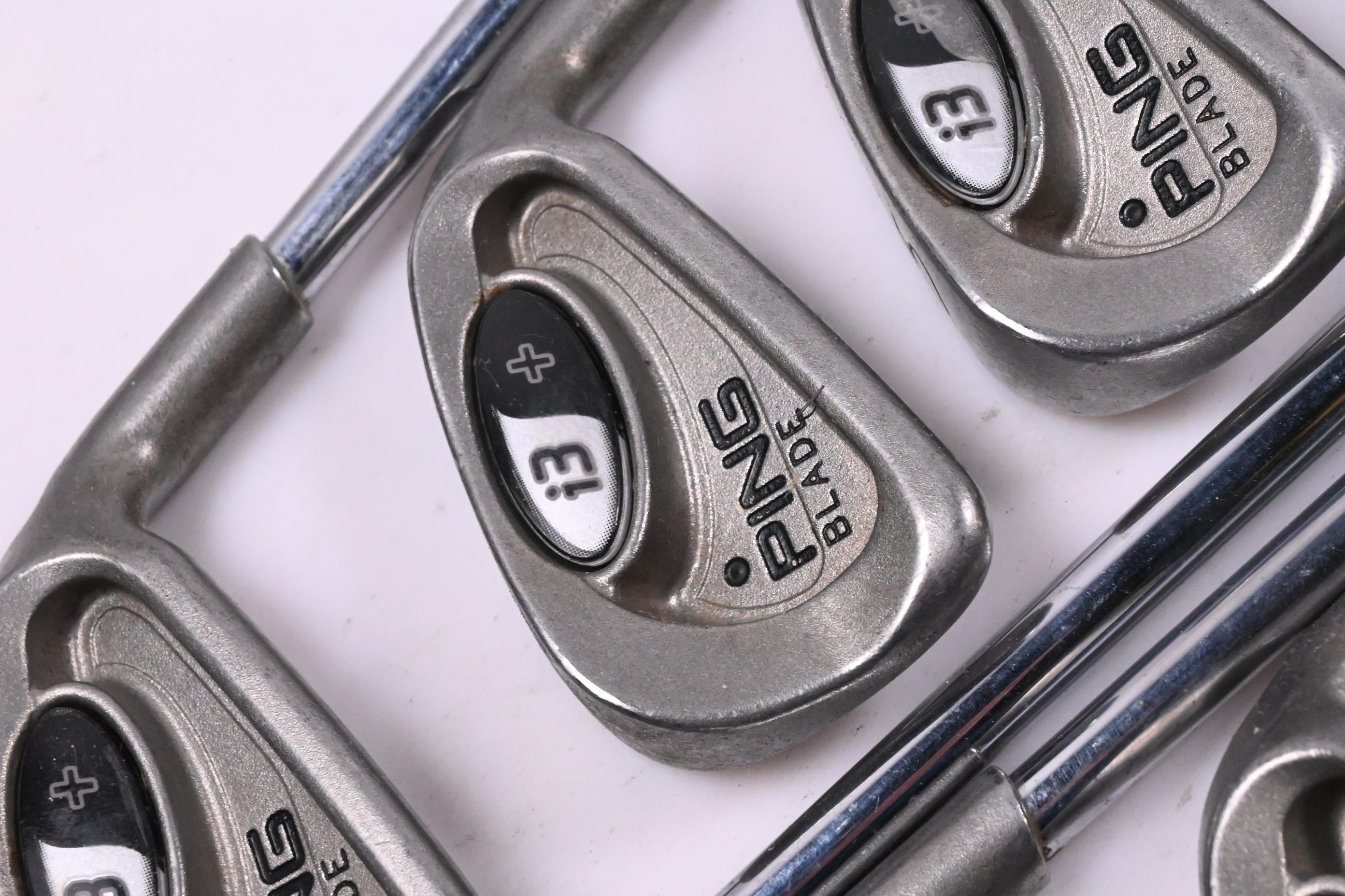 Ping i3+ Irons / 3-PW+SW / Black Dot / Stiff Flex Steel Shafts