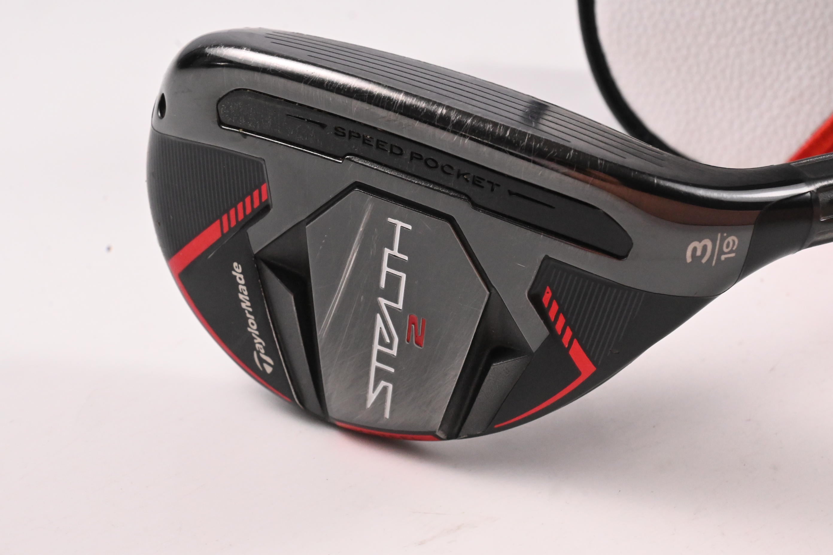 Taylormade Stealth 2 #3 Hybrid / 19 Degree / Stiff Flex Ventus TR Red 7 Shaft
