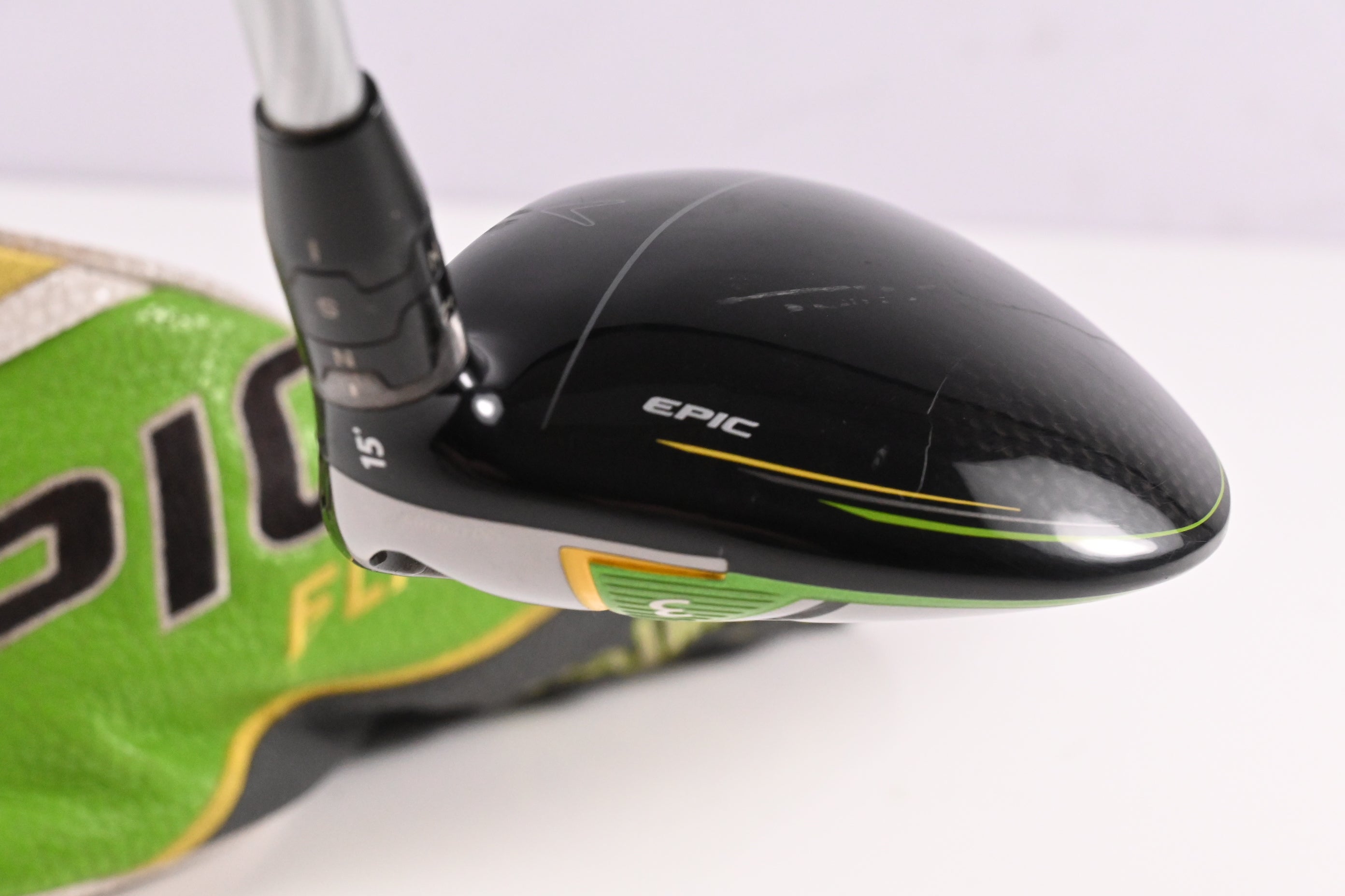 Callaway Epic Flash #3 Wood / 15 Degree / Regular Flex EvenFlow Green 65 Shaft