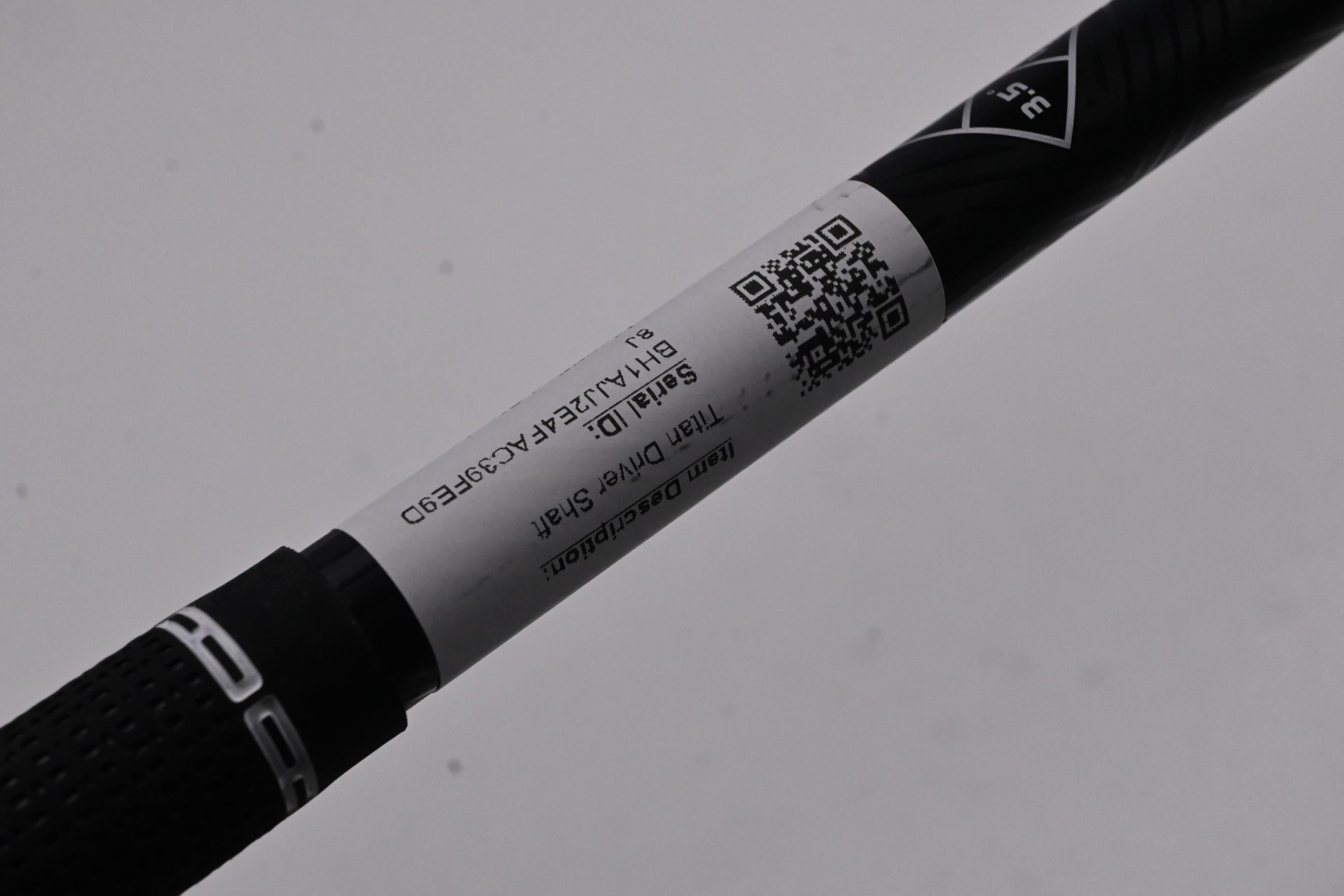 Project X Titan Black 60 Driver Shaft / Stiff Flex / Titleist Adapter