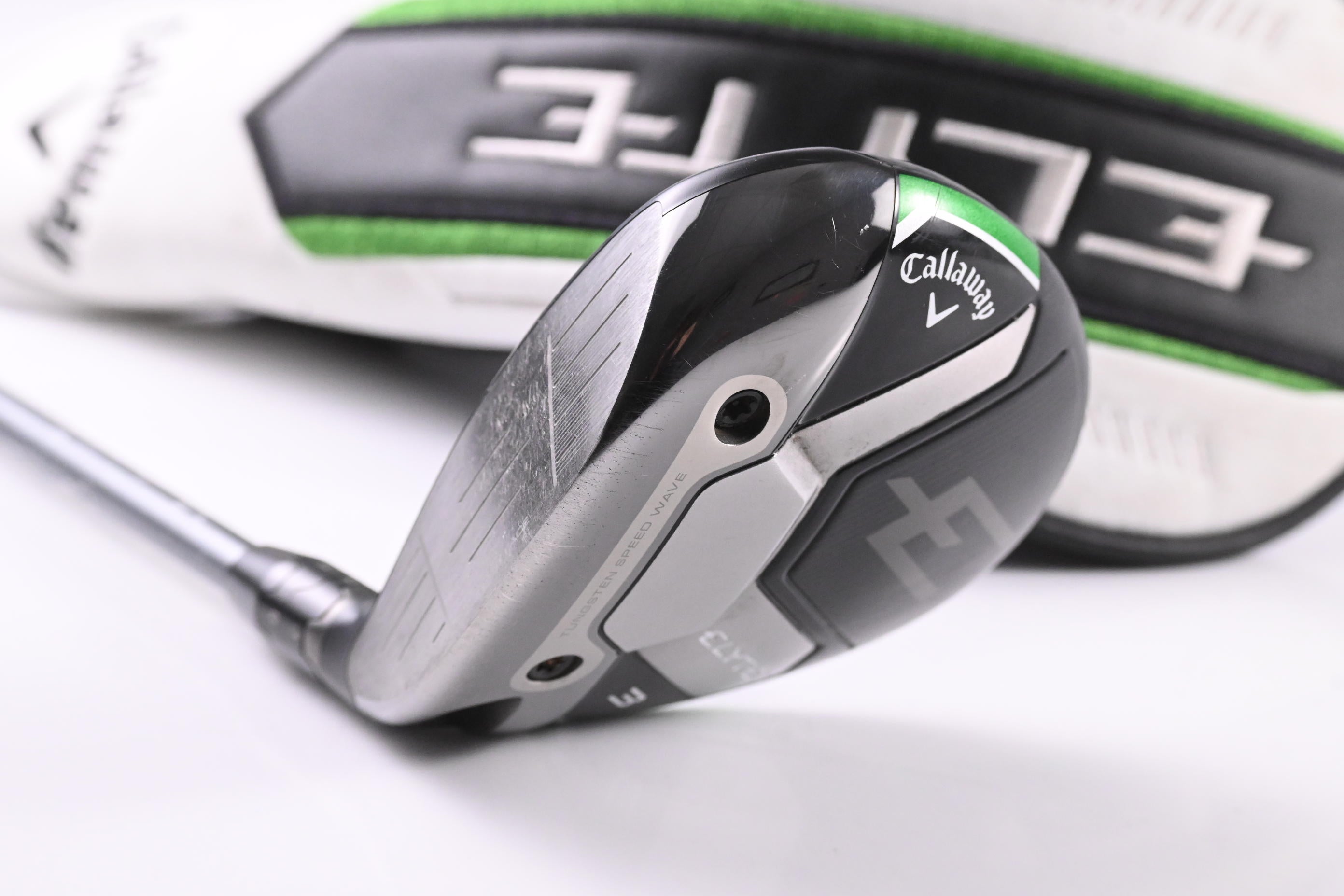 Left Hand Callaway Elyte #3 Wood / 15 Degree / Stiff Flex Denali Charcoal 70 Shaft