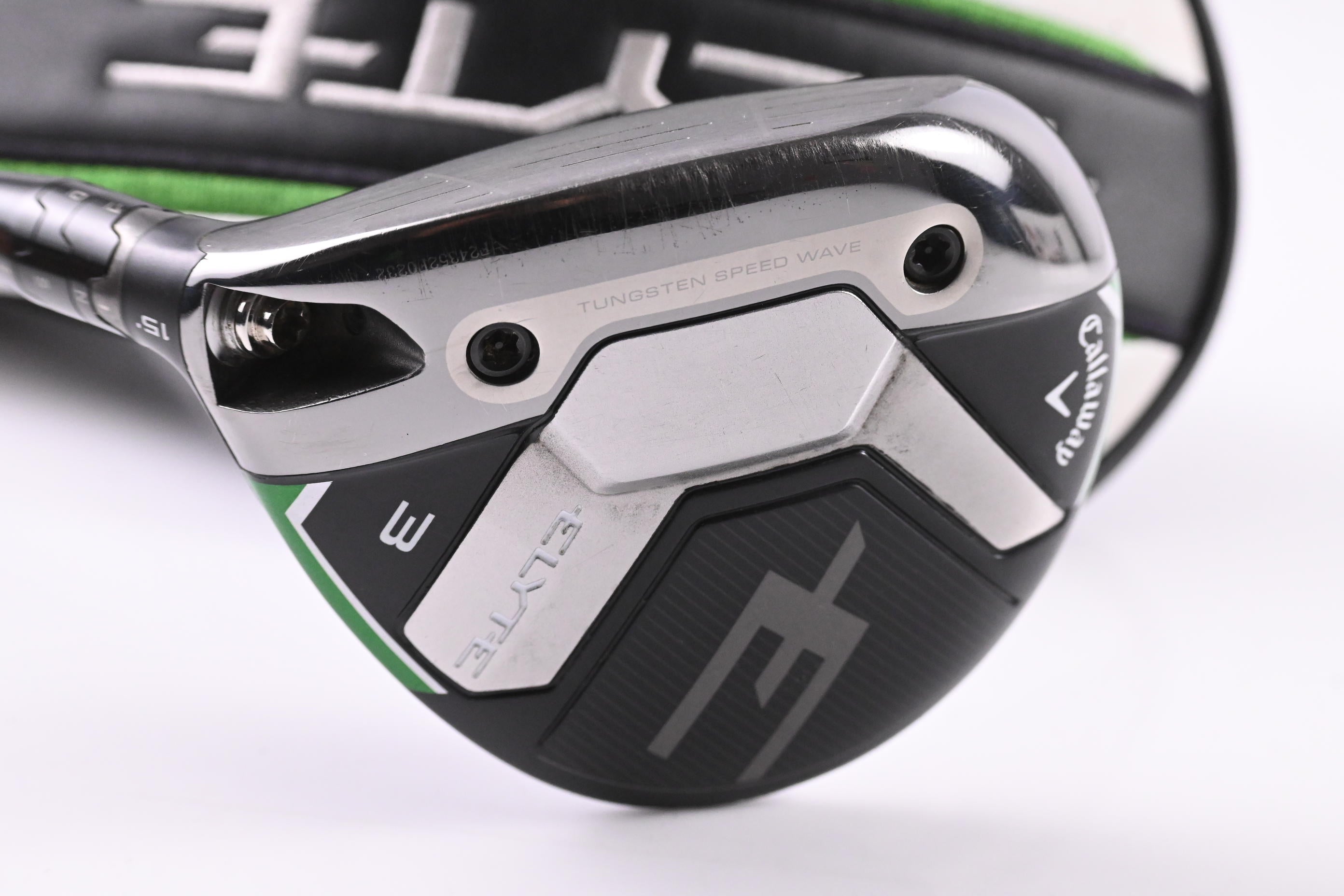 Left Hand Callaway Elyte #3 Wood / 15 Degree / Stiff Flex Denali Charcoal 70 Shaft