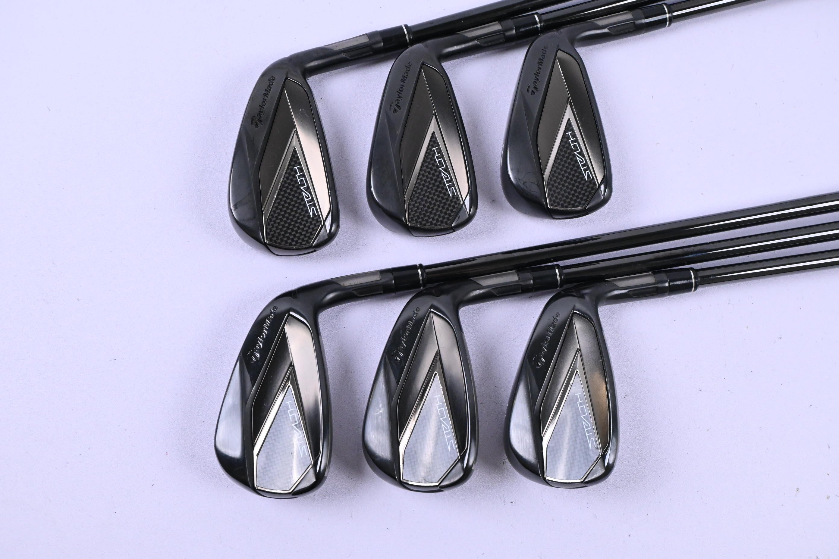 Taylormade Stealth Black Irons / 5-PW / Stiff Flex KBS Max MT 85 Shafts