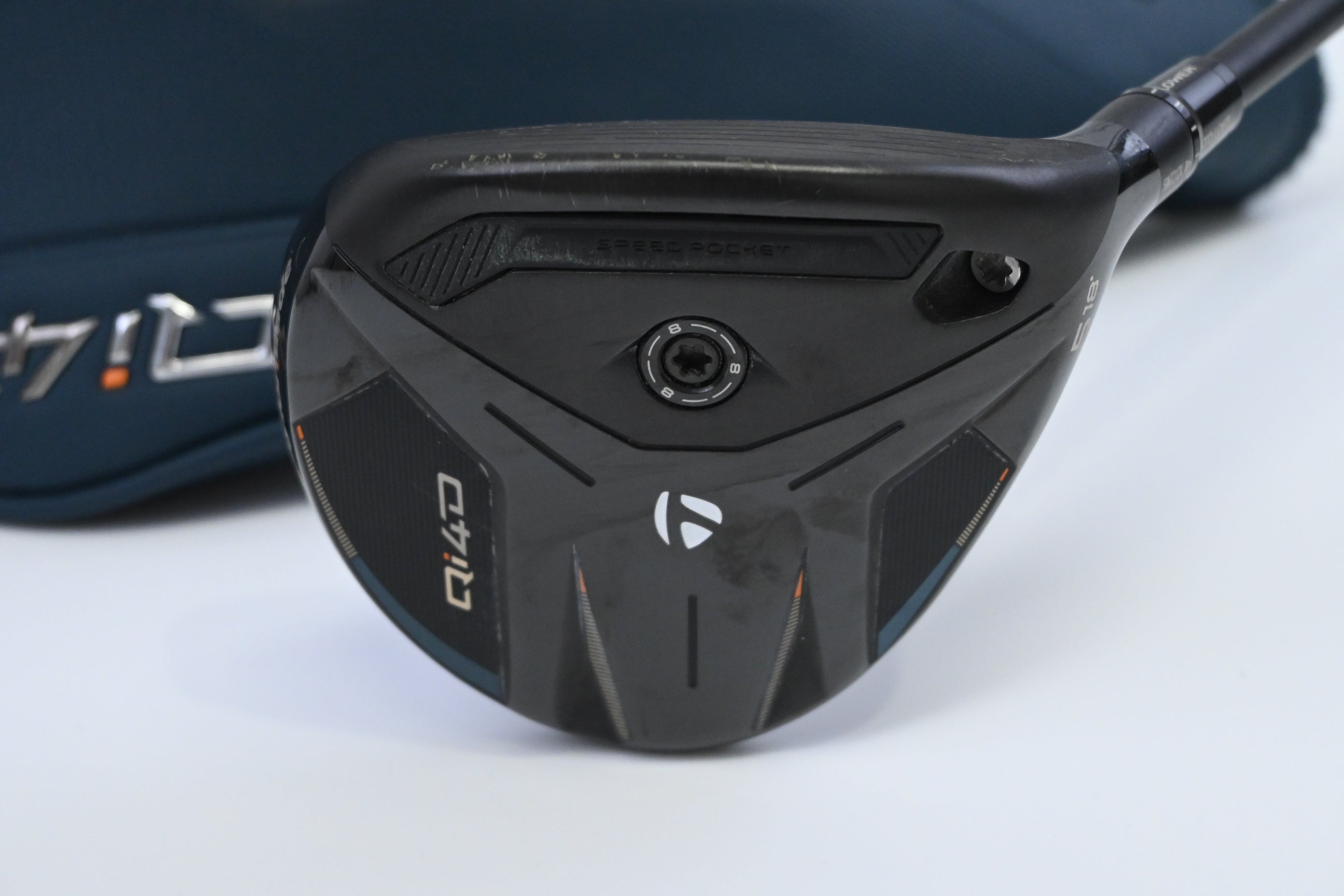Taylormade Qi4D #5 Wood / 18 Degree / Stiff Flex Taylormade REAX White 65