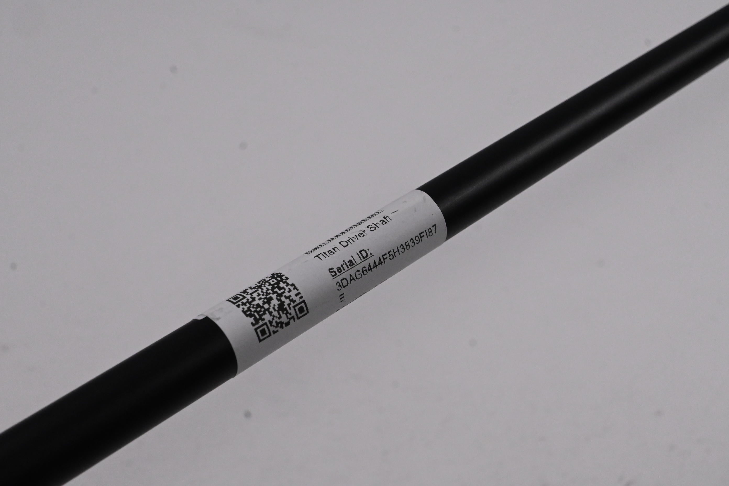 Project X Titan Black 60 Driver Shaft / Stiff Flex / Titleist Adapter
