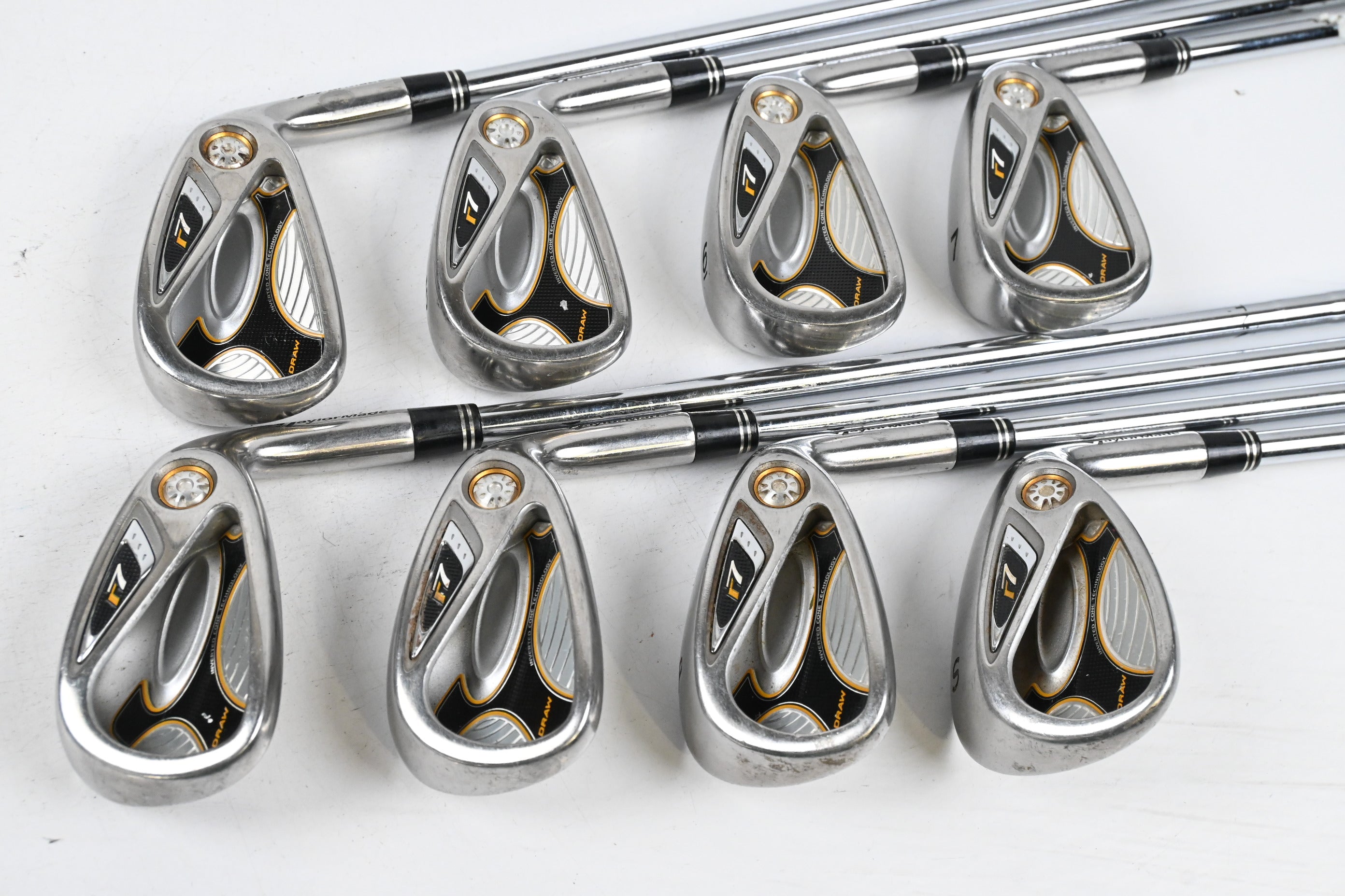 Taylormade R7 Draw Irons / 4-PW+SW / Regular Flex T-Step 90 Shafts