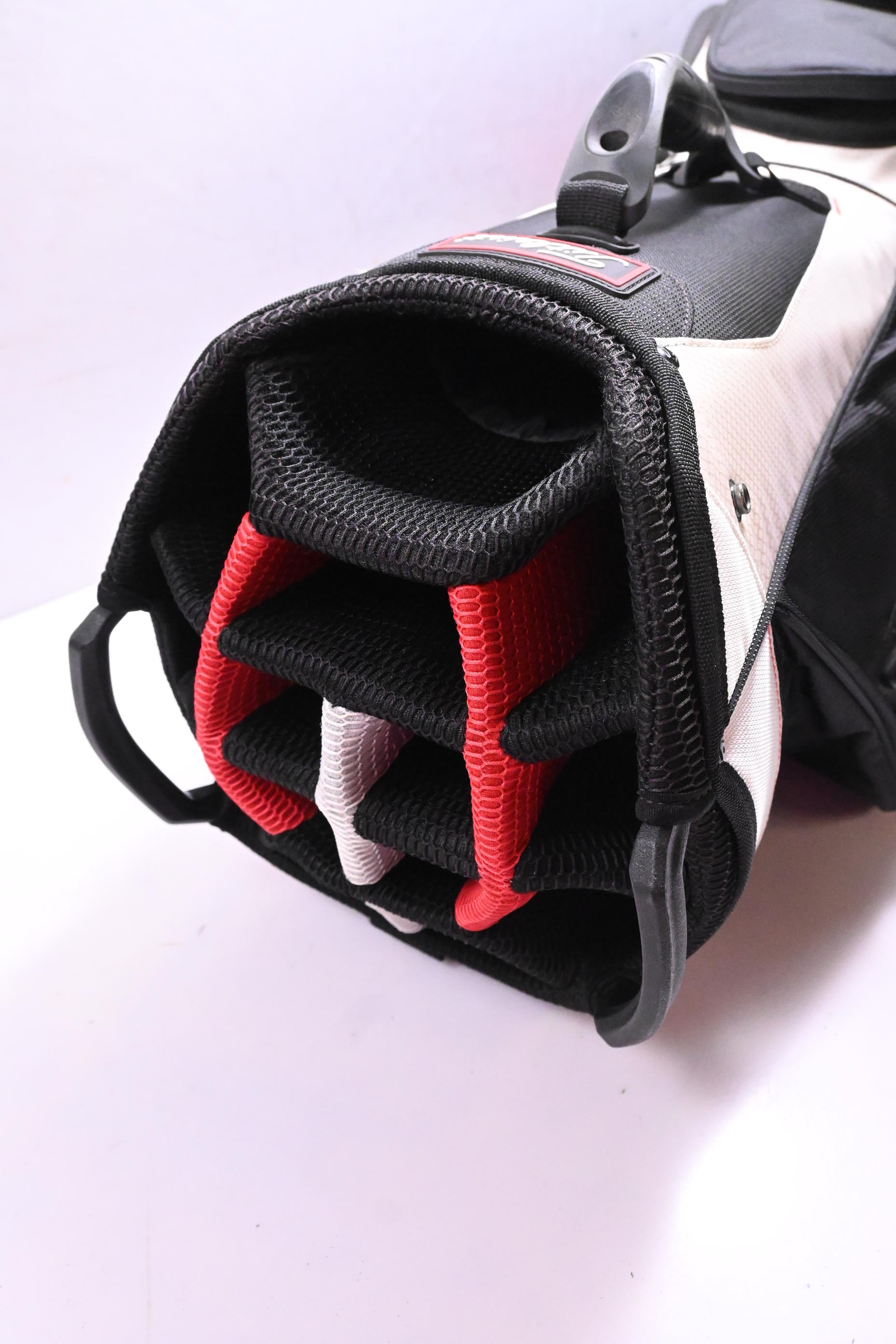 Titleist Cart Bag / 14-Way Divider / Black, White, Red