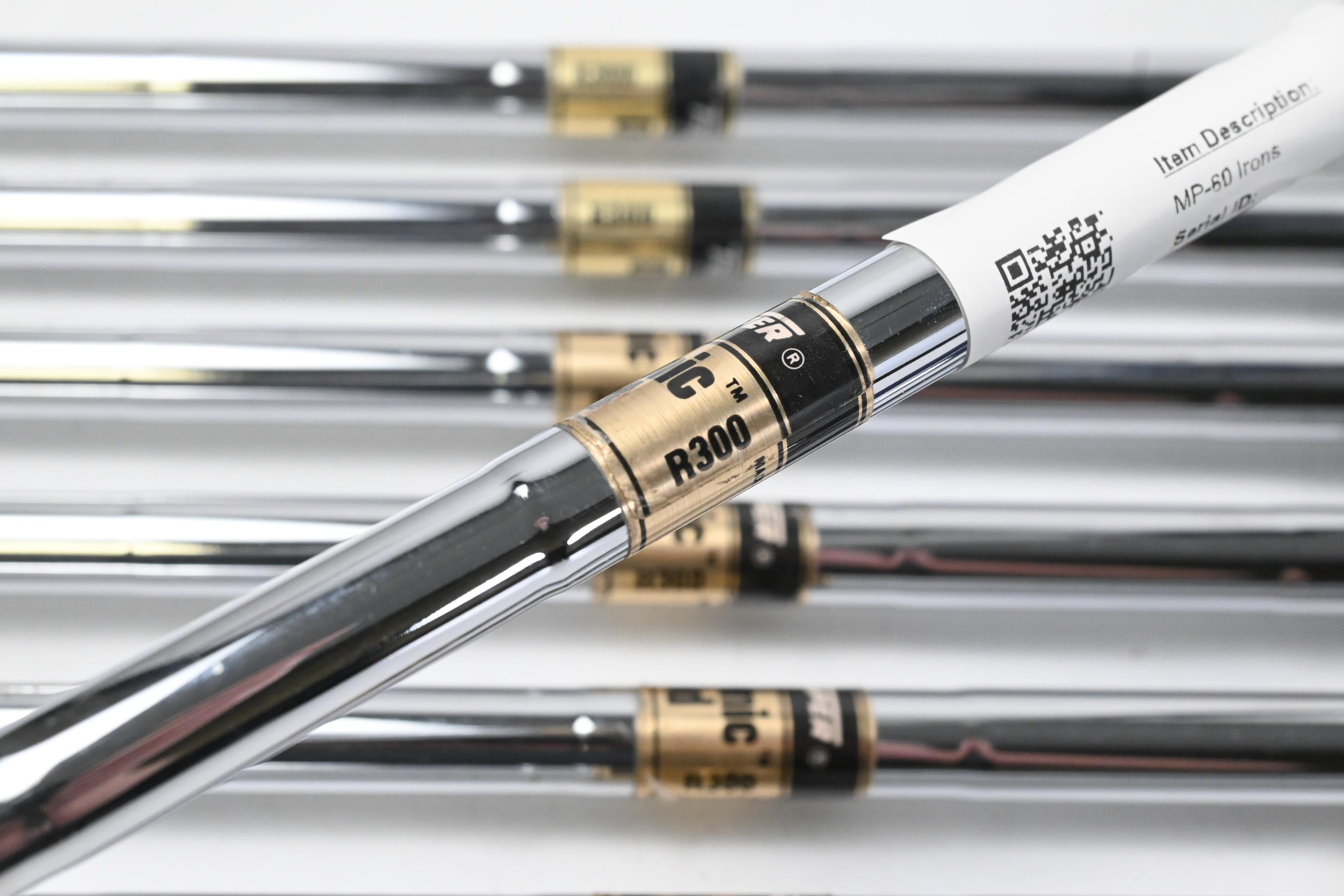 Mizuno MP-60 Irons / 3-PW / Regular Flex Dynamic Gold R300 Shafts