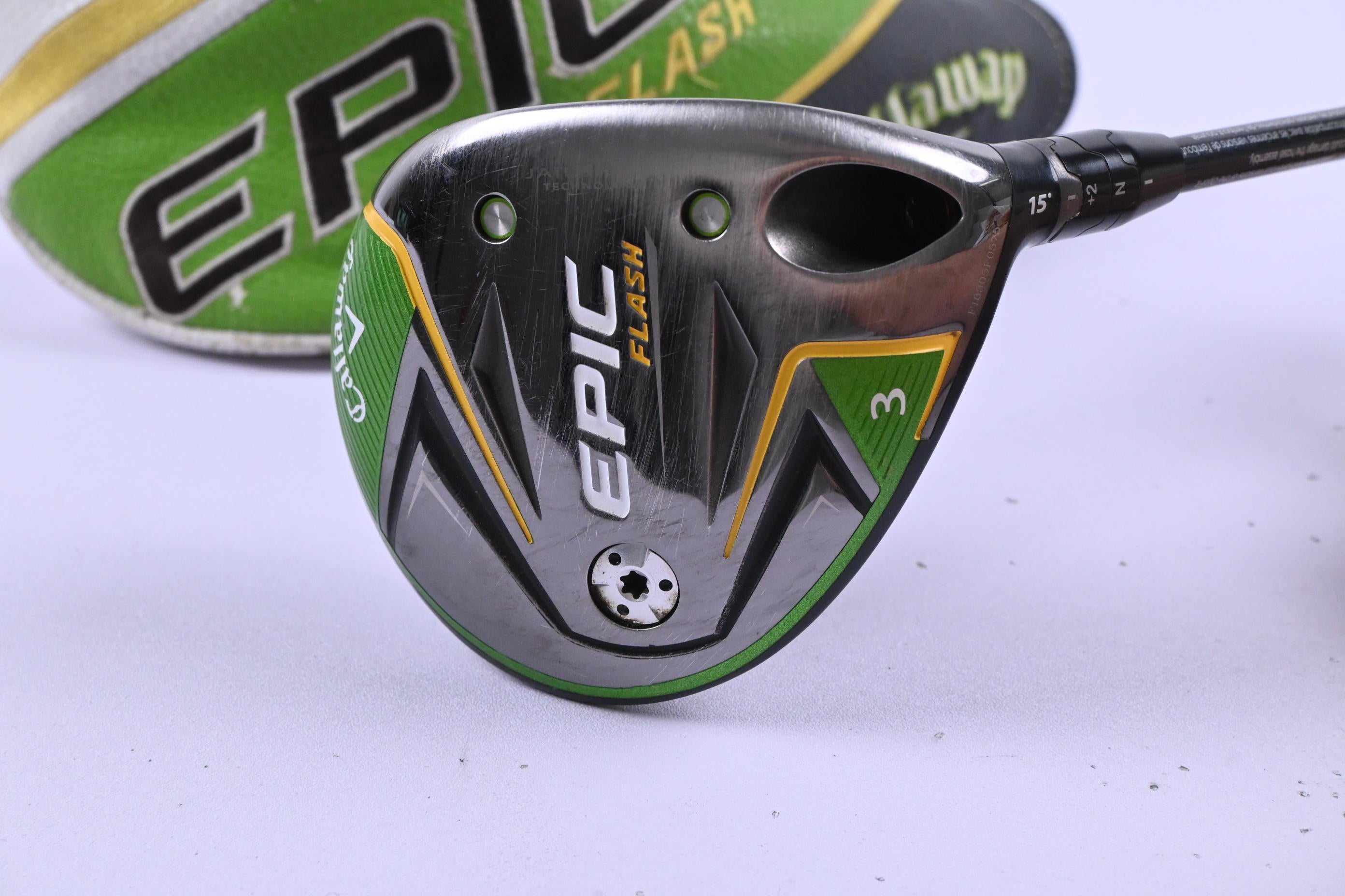 Callaway Epic Flash #3 Wood / 15 Degree / Regular Flex Tensei AV Blue 75 Shaft